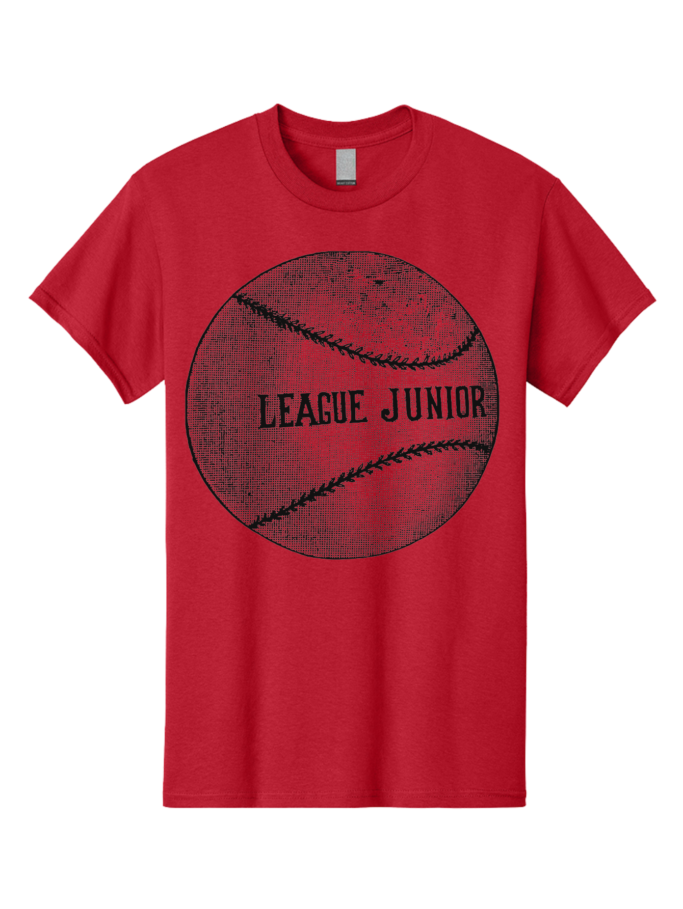 The Starter Ball Men'S Graphic Tee, 100% Cotton, Comfortable Casual Summer Wear, Machine Washable, Baseball, Youth Sports, League Junior, Junior Baseball, Sports Logo, Team Spirit, Baseball Stitching, Youth League Aae721 17