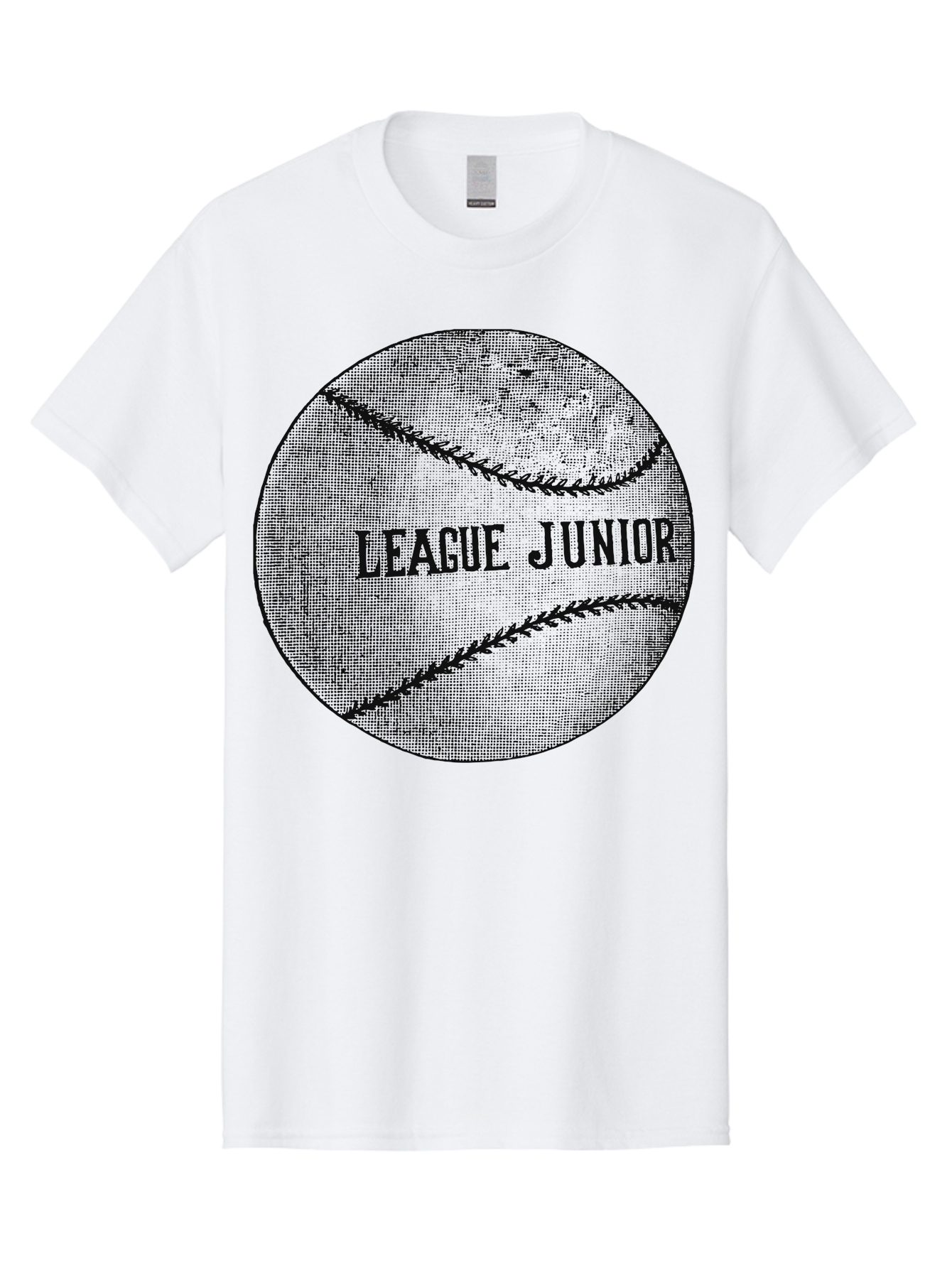 The Starter Ball Men'S Graphic Tee, 100% Cotton, Comfortable Casual Summer Wear, Machine Washable, Baseball, Youth Sports, League Junior, Junior Baseball, Sports Logo, Team Spirit, Baseball Stitching, Youth League Aae721 7