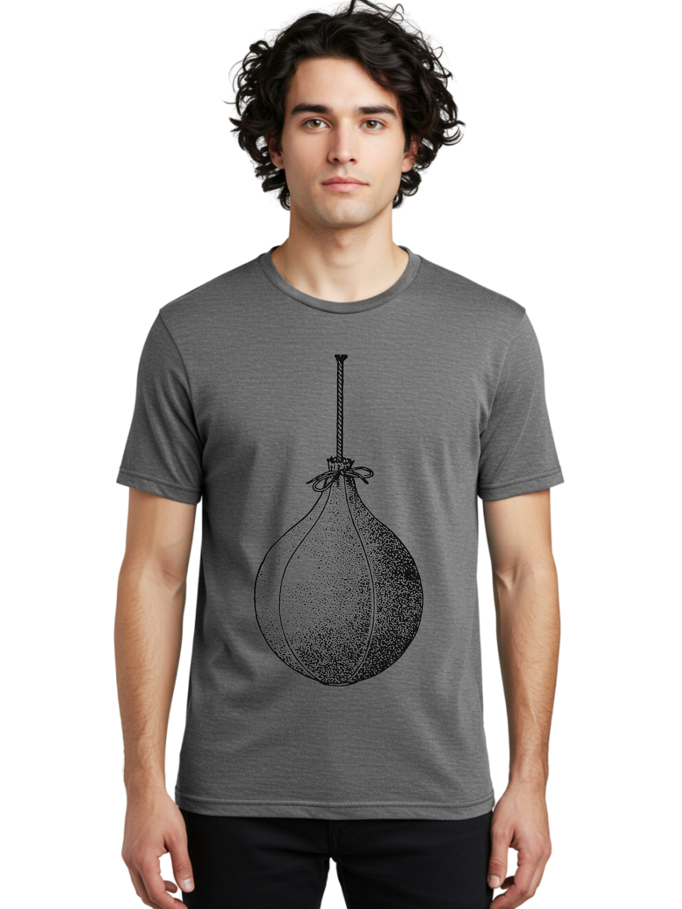 The Swinging Legacy Men'S Graphic Tee, 100% Cotton, Comfortable Casual Summer Wear, Machine Washable, Christmas Bauble, Hanging Ornament, Festive Decoration, Black Illustration, Stippled Art, Holiday Decor, Glass Ornament Aae723 10