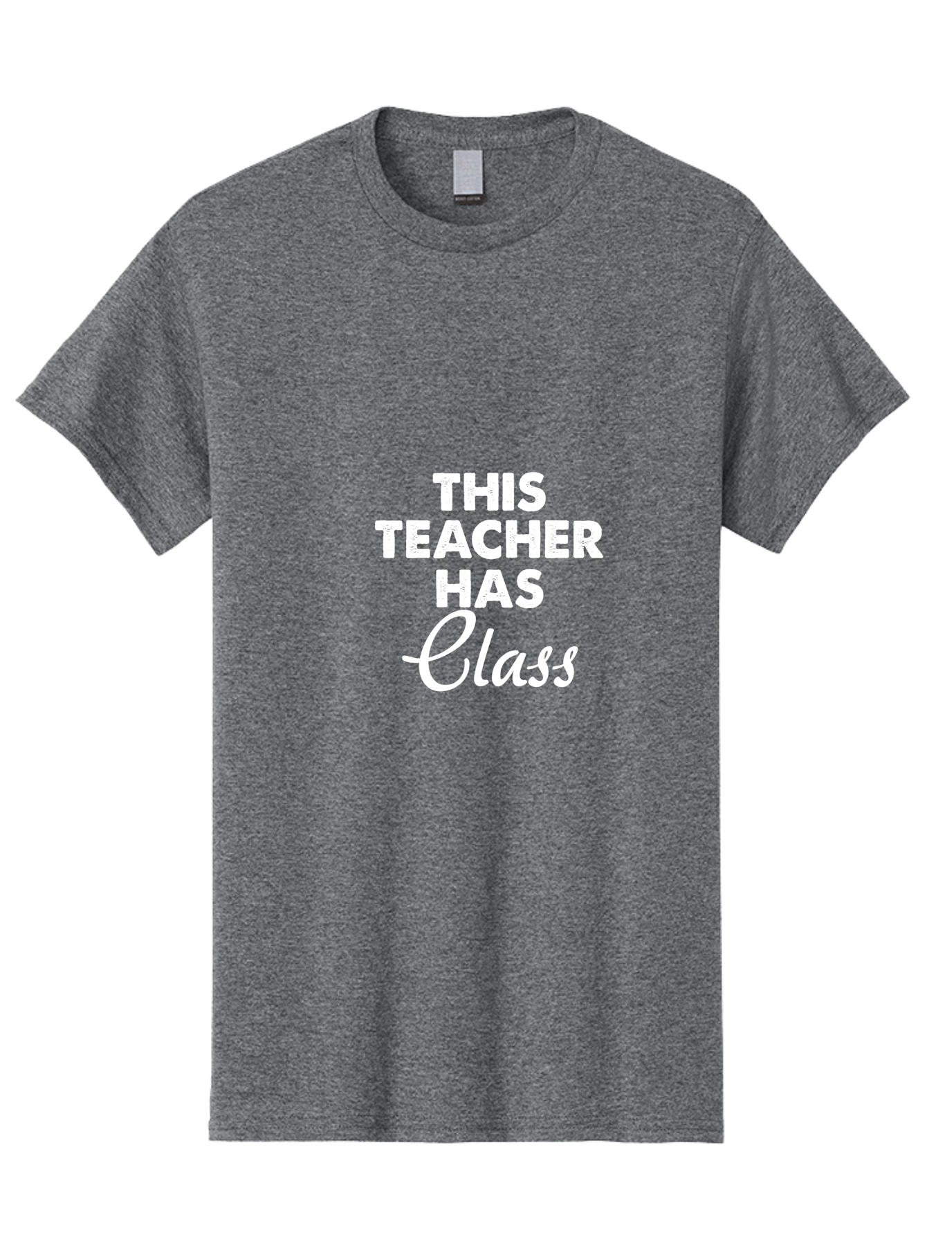 This Teacher Has Class Men'S Graphic Tee, 100% Cotton, Comfortable Casual Summer Wear, Machine Washable, Teacher Appreciation, Educational Humor, Classroom Inspiration, Teacher Pride, Funny Teacher Quotes, Classroom Decor, Teacher Gifts Aae734 15