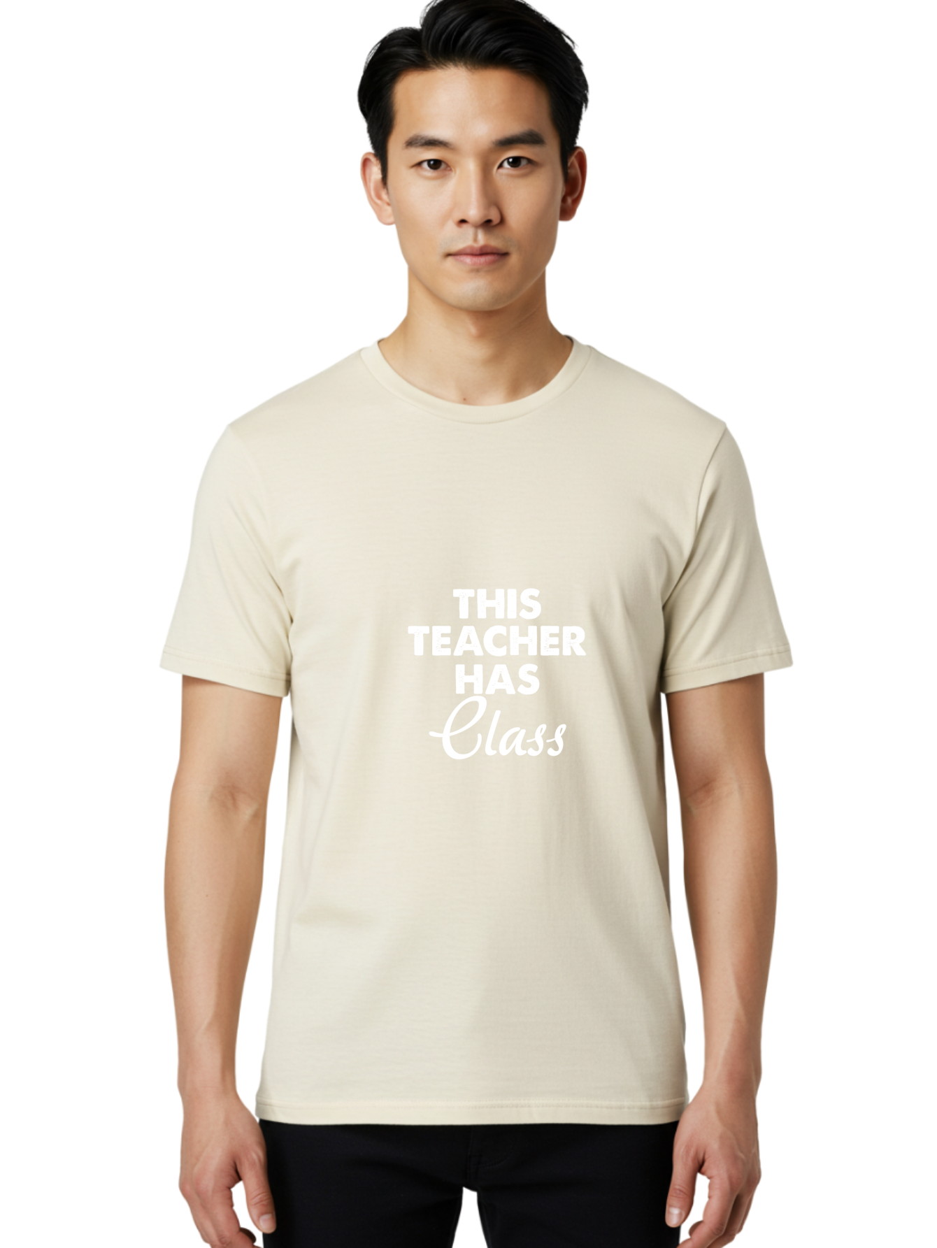 This Teacher Has Class Men'S Graphic Tee, 100% Cotton, Comfortable Casual Summer Wear, Machine Washable, Teacher Appreciation, Educational Humor, Classroom Inspiration, Teacher Pride, Funny Teacher Quotes, Classroom Decor, Teacher Gifts Aae734 28