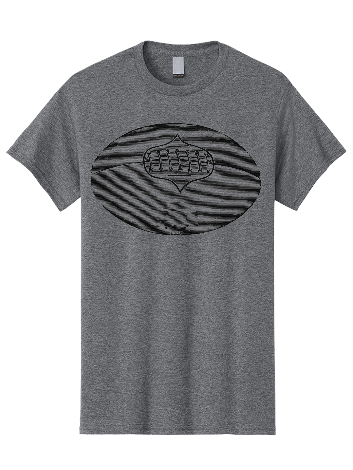 Toughkick Men'S Graphic Tee, 100% Cotton, Comfortable Casual Summer Wear, Machine Washable, American Football, Sports Equipment, Gridiron Football, Athletic Gear, Football Laces, Sports Icon, N O C Logo, Football Graphic, Sports Symbol Aae750 11