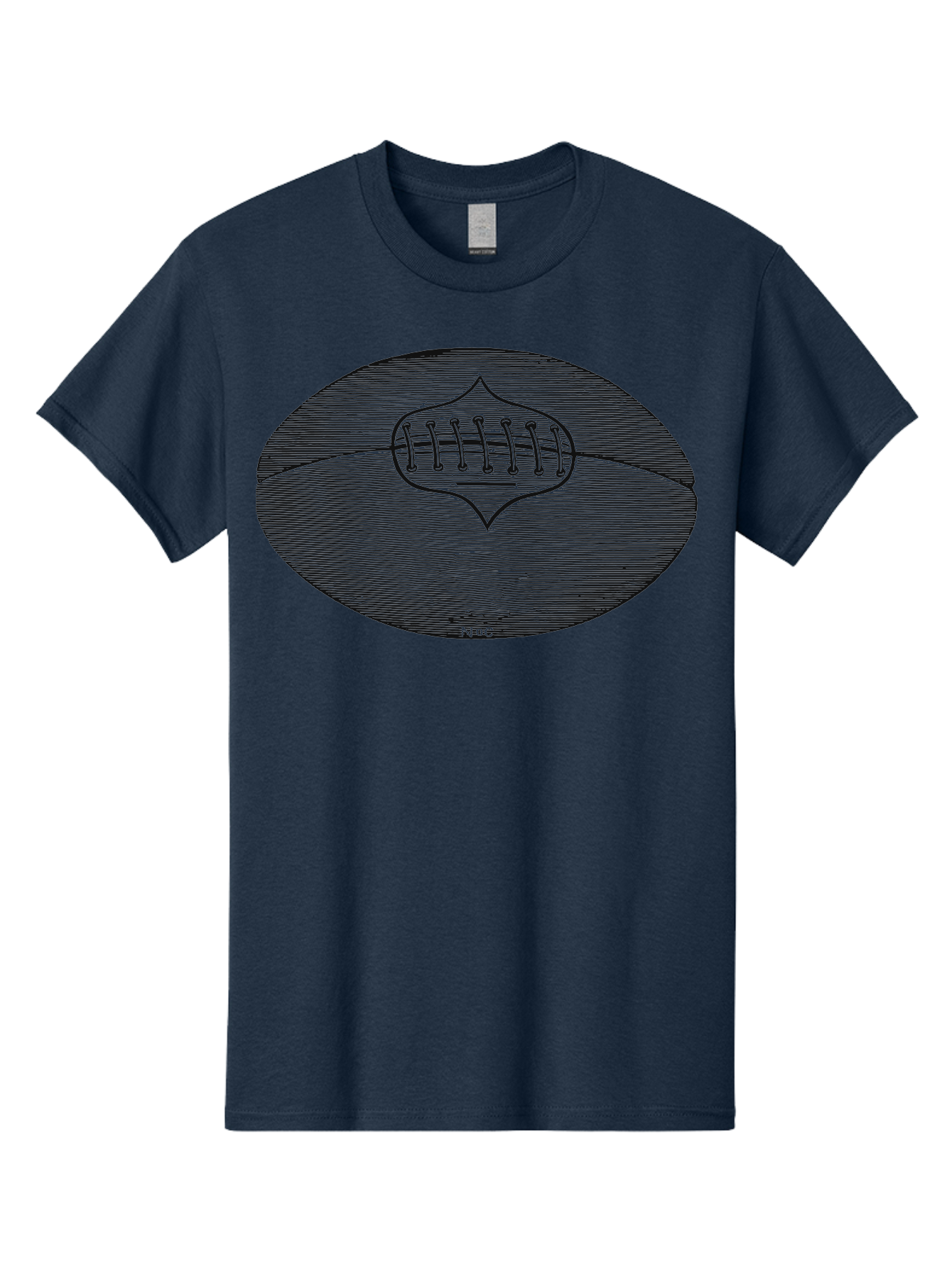 Toughkick Men'S Graphic Tee, 100% Cotton, Comfortable Casual Summer Wear, Machine Washable, American Football, Sports Equipment, Gridiron Football, Athletic Gear, Football Laces, Sports Icon, N O C Logo, Football Graphic, Sports Symbol Aae750 21