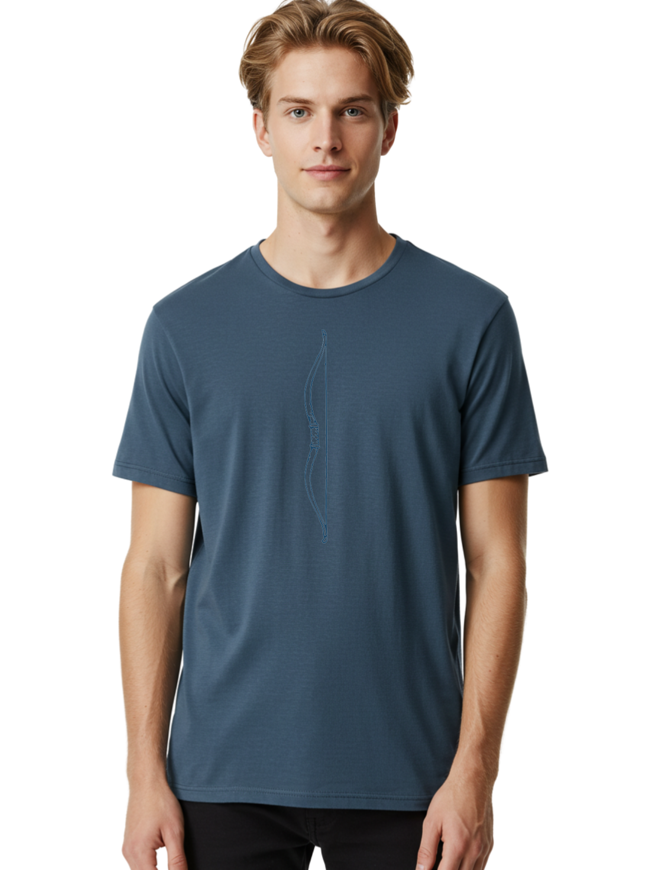 Traditional Hunting Bow Men'S Graphic Tee, 100% Cotton, Comfortable Casual Summer Wear, Machine Washable, Recurve Bow, Archery Equipment, Traditional Bow, Hunting Gear, Outdoor Sports, Precision Shooting, Bow Design Aae751 26