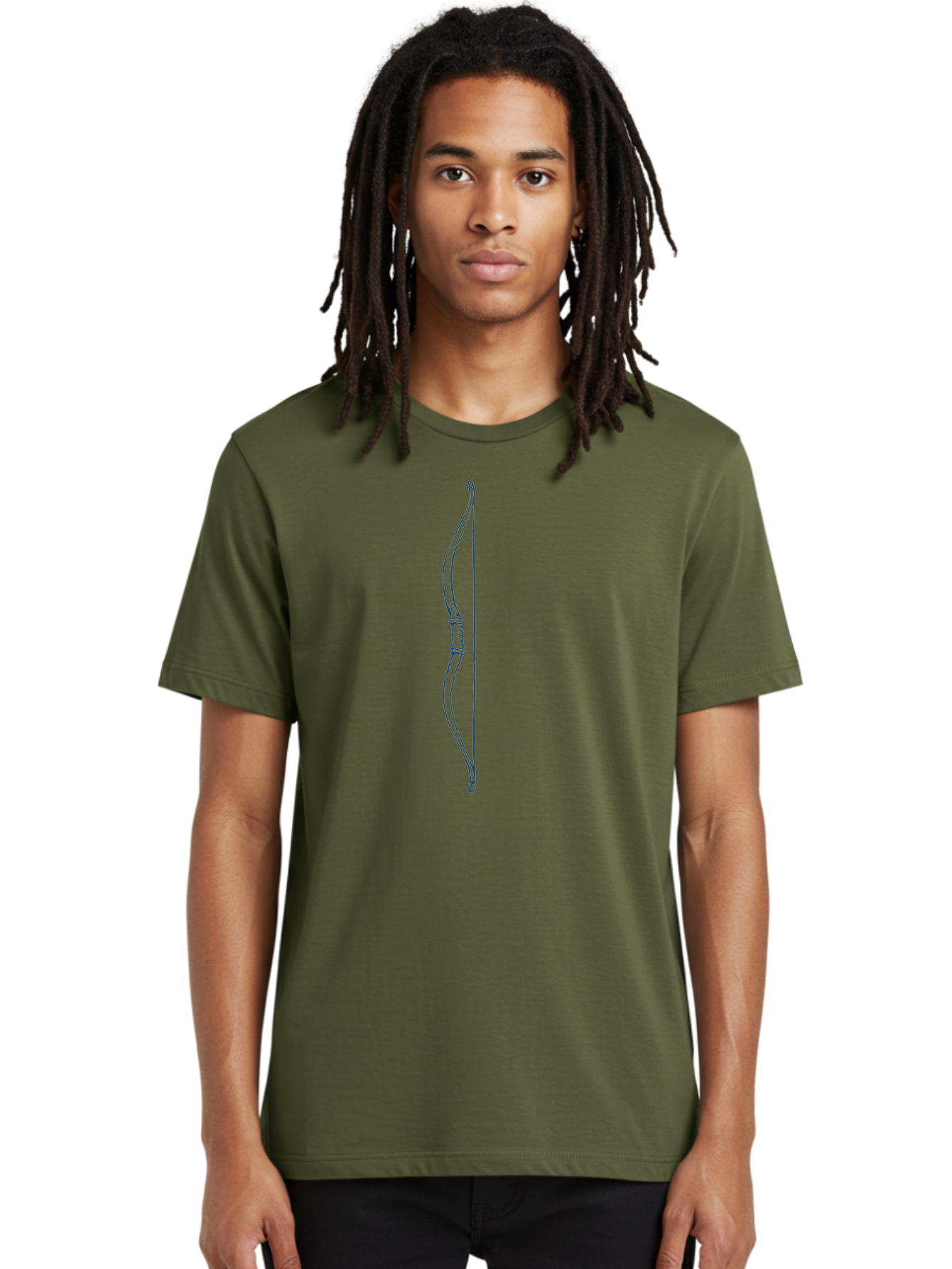 Traditional Hunting Bow Men'S Graphic Tee, 100% Cotton, Comfortable Casual Summer Wear, Machine Washable, Recurve Bow, Archery Equipment, Traditional Bow, Hunting Gear, Outdoor Sports, Precision Shooting, Bow Design Aae751 14