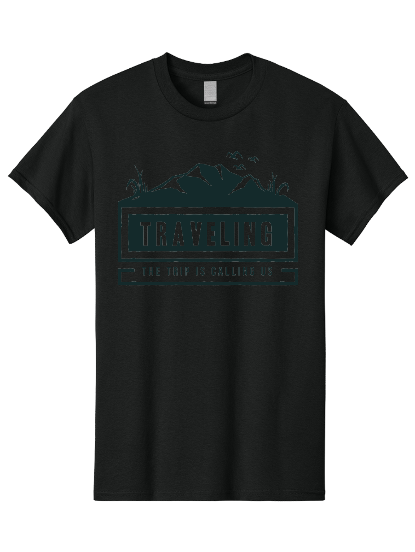 Traveling Men'S Graphic Tee, 100% Cotton, Comfortable Casual Summer Wear, Machine Washable, Travel Inspiration, Adventure Travel, Trip Planning, Wanderlust, Explore The World, Travel Blog, Travel Guides, The Trip Is Calling Us, Birds Flying, Aae753 15