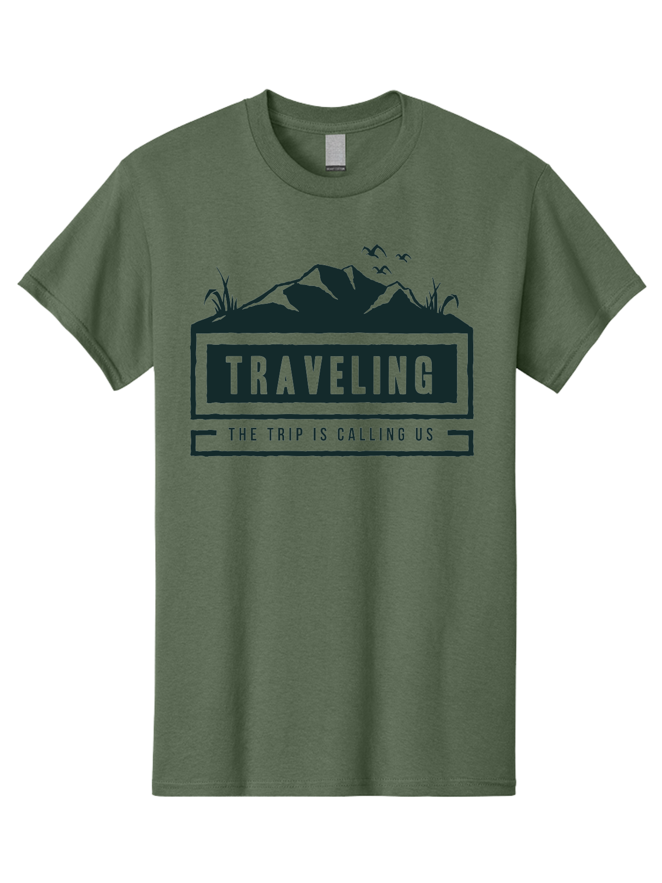 Traveling Men'S Graphic Tee, 100% Cotton, Comfortable Casual Summer Wear, Machine Washable, Travel Inspiration, Adventure Travel, Trip Planning, Wanderlust, Explore The World, Travel Blog, Travel Guides, The Trip Is Calling Us, Birds Flying, Aae753 7