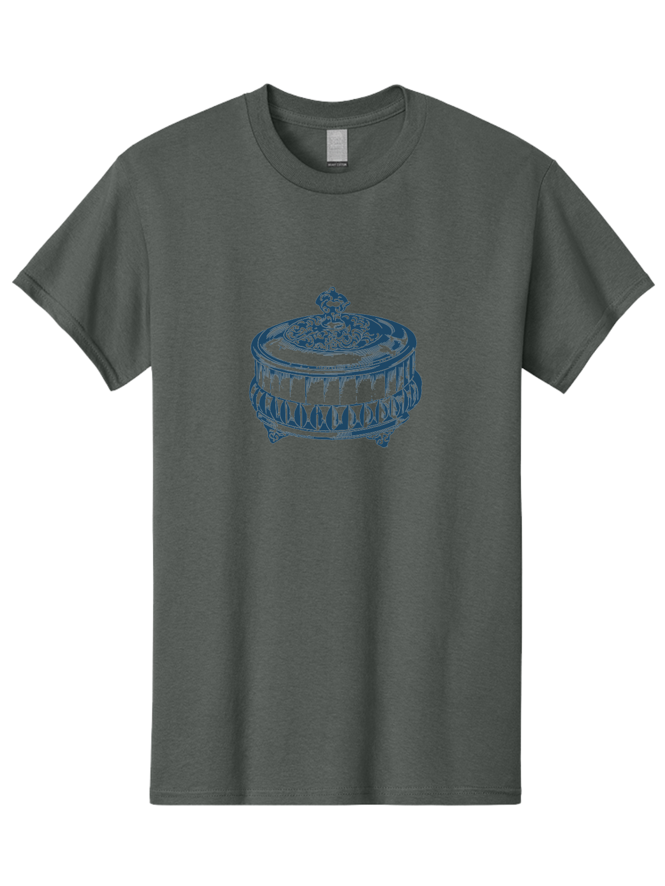 Trinket Box Men'S Graphic Tee, 100% Cotton, Comfortable Casual Summer Wear, Machine Washable, Intricately Designed Box, Ornate Details, Luxurious Container, Decorative Lid, Elegant Design, Fine Craftsmanship, Antique Style, Vintage Aesthetic Aae756 21