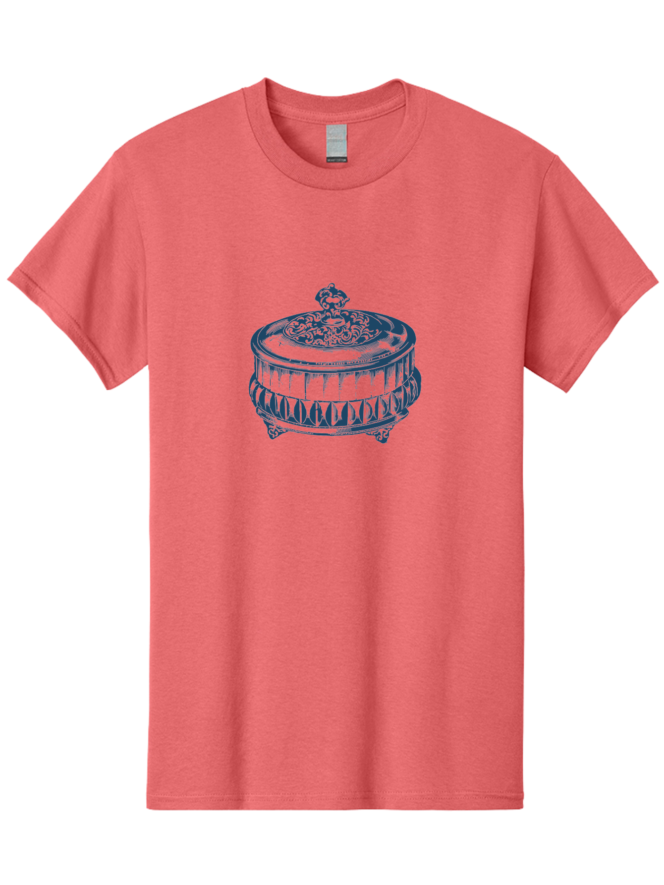 Trinket Box Men'S Graphic Tee, 100% Cotton, Comfortable Casual Summer Wear, Machine Washable, Intricately Designed Box, Ornate Details, Luxurious Container, Decorative Lid, Elegant Design, Fine Craftsmanship, Antique Style, Vintage Aesthetic Aae756 29