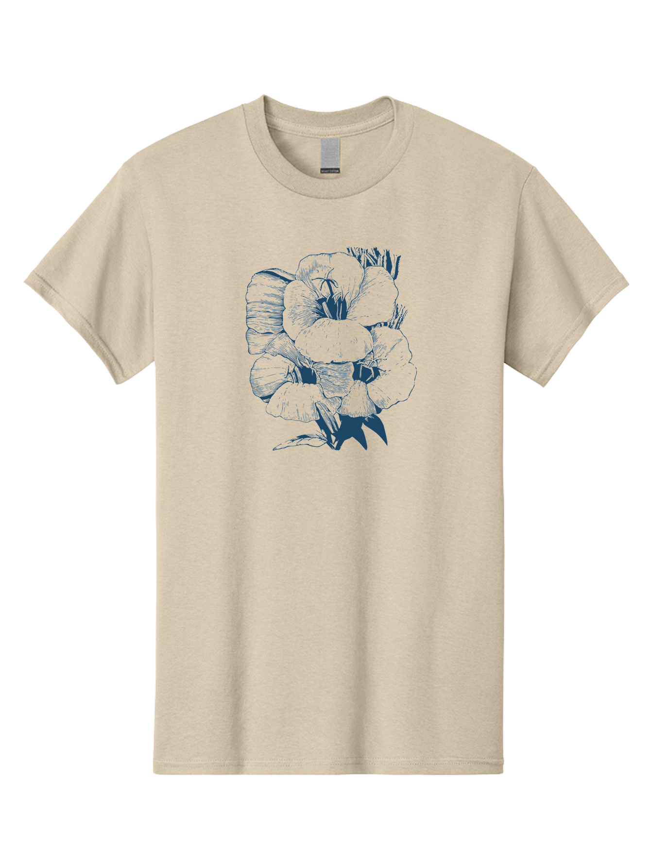 Velvet Bloom Men'S Graphic Tee, 100% Cotton, Comfortable Casual Summer Wear, Machine Washable, Hand-Drawn Pansy, Vintage Illustration, Floral Design, Blooming Flowers, Delicate Petals, Artistic Rendering, Botanical Art, Flower Sketch Aae768 11