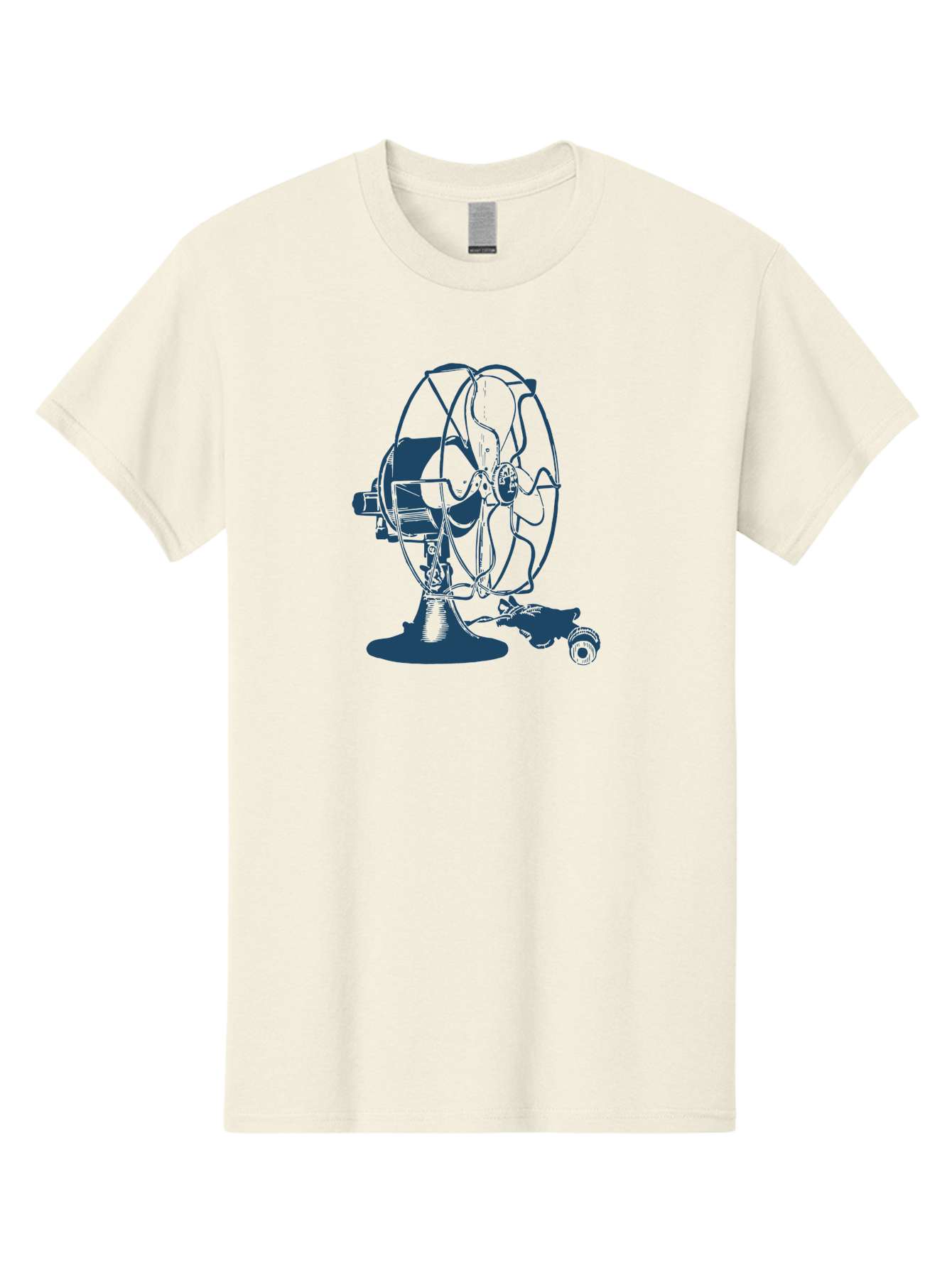 Ventilator Men'S Graphic Tee, 100% Cotton, Comfortable Casual Summer Wear, Machine Washable, Retro Electric Fan, Vintage Home Decor, Antique Appliance, Nostalgic Design, Classic Style, Rotating Blades, Power Cord Connection, Household Item, Aae770 17