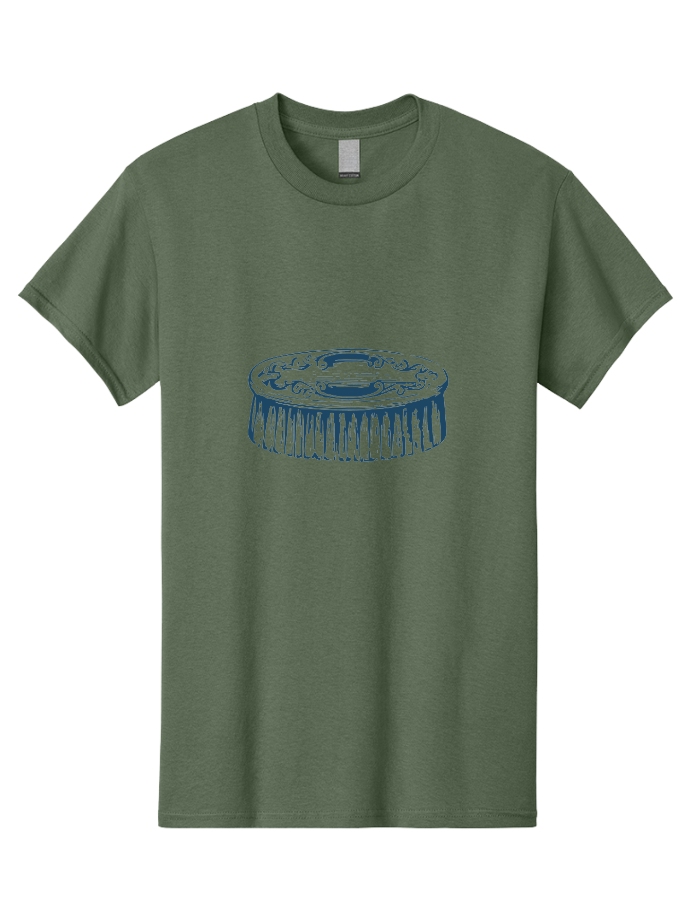 Victorian Vanity Brush Men'S Graphic Tee, 100% Cotton, Comfortable Casual Summer Wear, Machine Washable, Tassel Decor, Fringe Decoration, Ornate Design, Round Fringe, Decorative Fringe, Ornamental Tassel, Luxury Decor, Vintage Decor Aae780 21