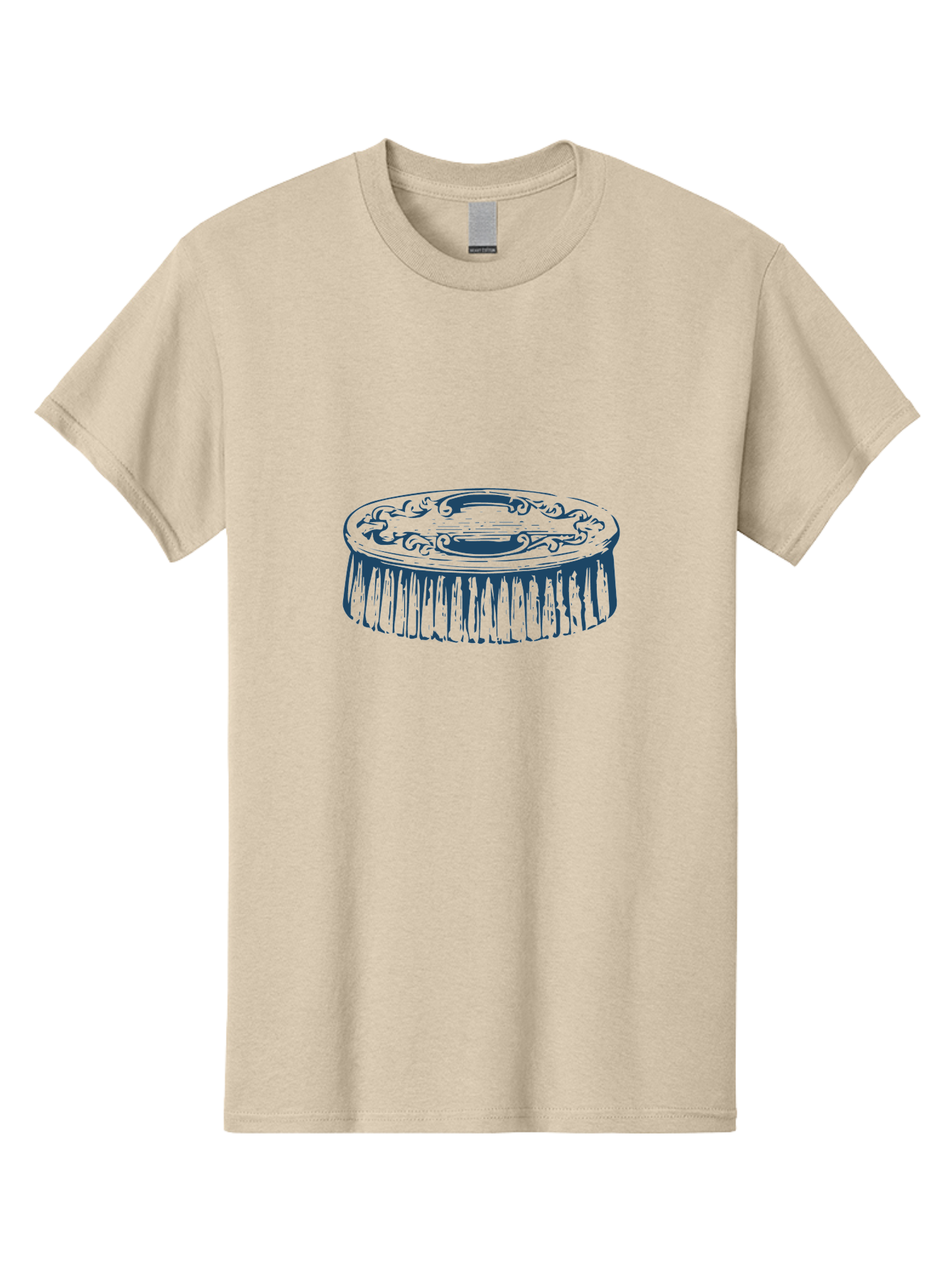 Victorian Vanity Brush Men'S Graphic Tee, 100% Cotton, Comfortable Casual Summer Wear, Machine Washable, Tassel Decor, Fringe Decoration, Ornate Design, Round Fringe, Decorative Fringe, Ornamental Tassel, Luxury Decor, Vintage Decor Aae780 7