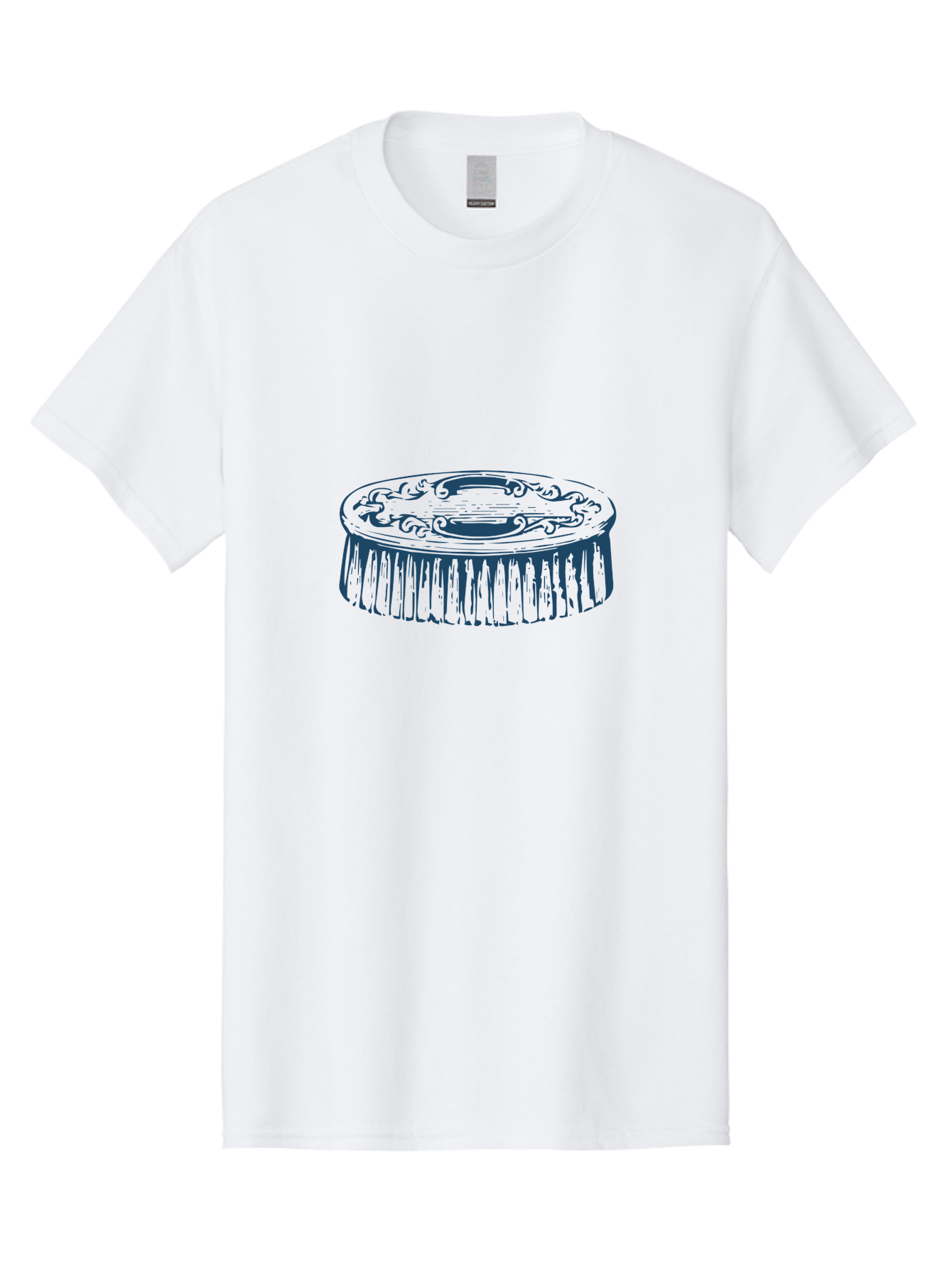Victorian Vanity Brush Men'S Graphic Tee, 100% Cotton, Comfortable Casual Summer Wear, Machine Washable, Tassel Decor, Fringe Decoration, Ornate Design, Round Fringe, Decorative Fringe, Ornamental Tassel, Luxury Decor, Vintage Decor Aae780 13