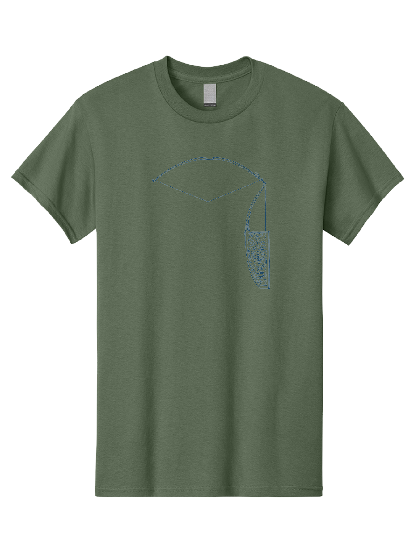 Vintage Archery Equipment Men'S Graphic Tee, 100% Cotton, Comfortable Casual Summer Wear, Machine Washable, Recurve Bow, Ornate Quiver, Archery Equipment, Hunting Gear, Decorative Design, Intricate Patterns, Bow And Arrow, Outdoor Adventure, Aae782 17