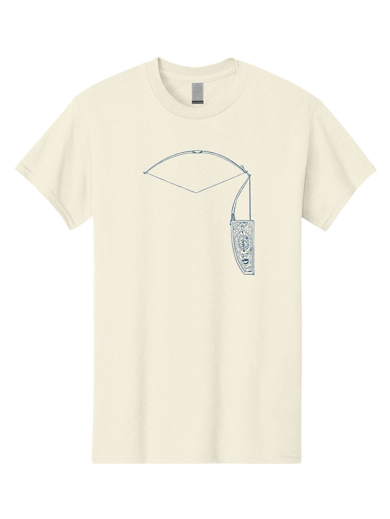 Vintage Archery Equipment Men'S Graphic Tee, 100% Cotton, Comfortable Casual Summer Wear, Machine Washable, Recurve Bow, Ornate Quiver, Archery Equipment, Hunting Gear, Decorative Design, Intricate Patterns, Bow And Arrow, Outdoor Adventure, Aae782 5