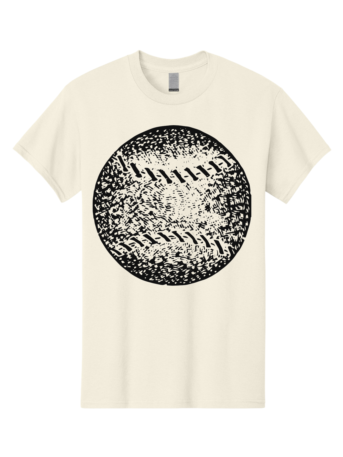Vintage Baseball Men'S Graphic Tee, 100% Cotton, Comfortable Casual Summer Wear, Machine Washable, Baseball, Sports Equipment, Stitching Pattern, Texture, Black And Green, Graphic Illustration, Sports Theme, Team Sports Aae784 17