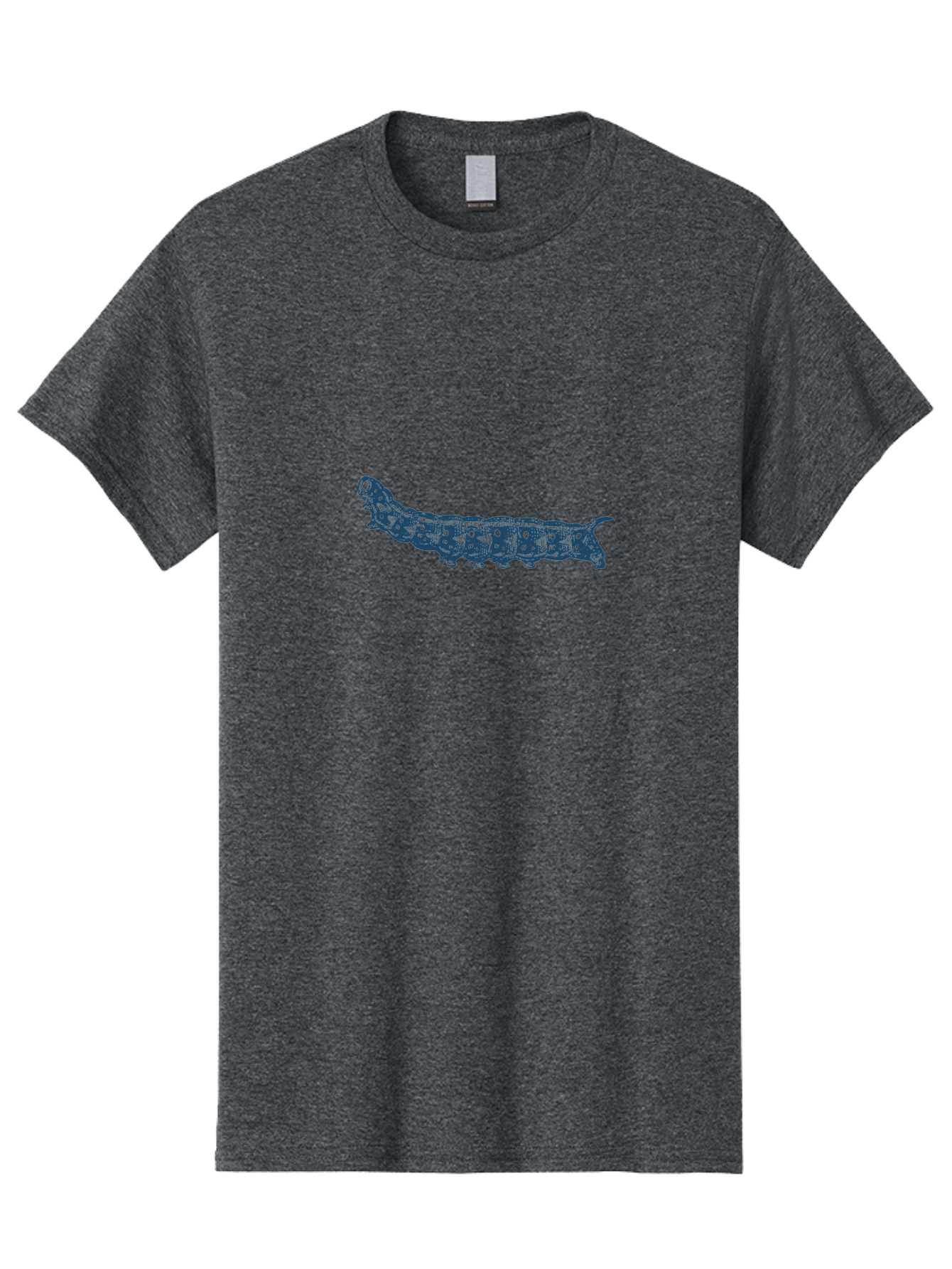 Vintage Caterpillar Sketch Men'S Graphic Tee, 100% Cotton, Comfortable Casual Summer Wear, Machine Washable, Caterpillar Illustration, Circuit Board Design, Abstract Art, Futuristic Insect, Technical Diagram, Blue Neon Glow, Tech Meets Nature Aae787 21
