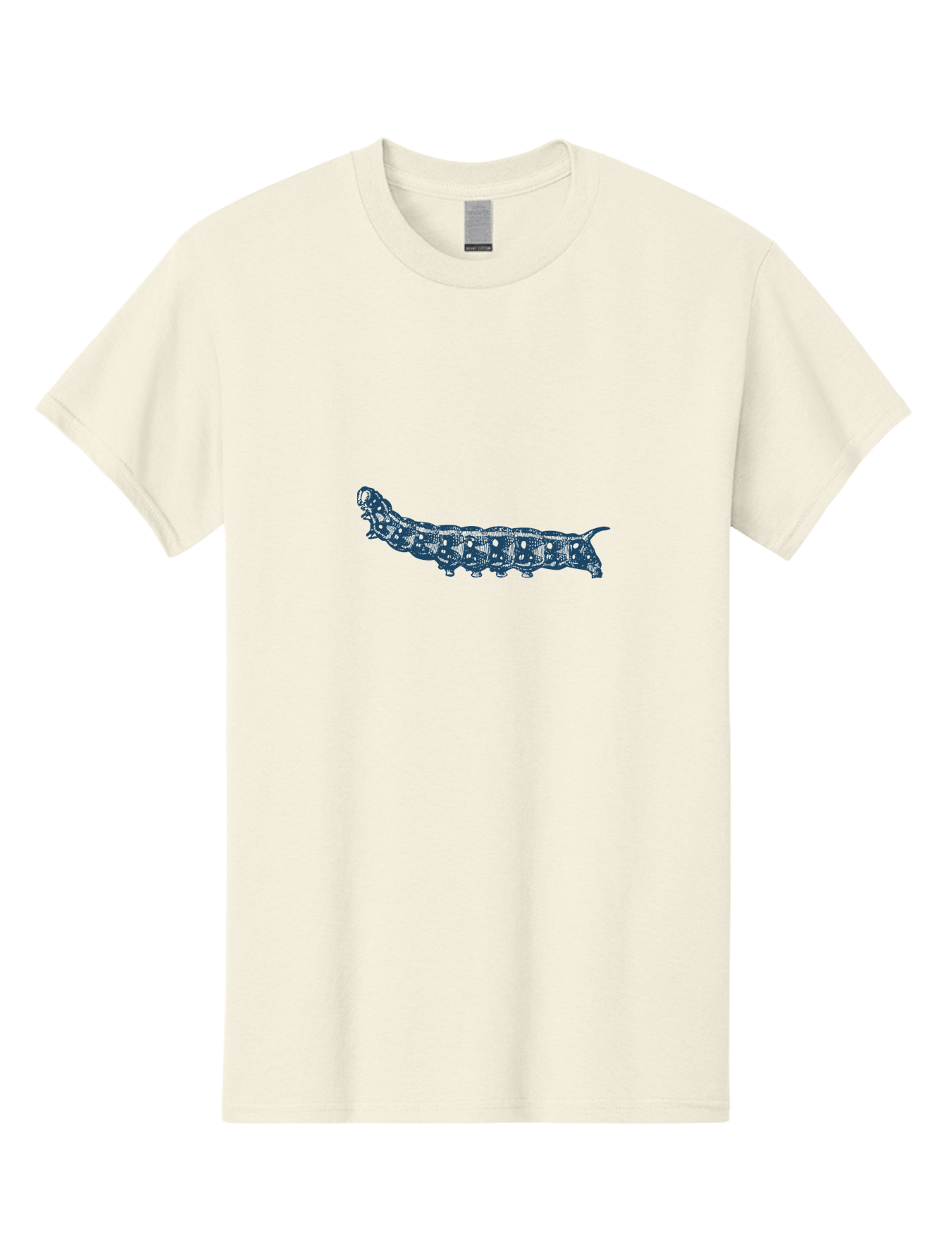 Vintage Caterpillar Sketch Men'S Graphic Tee, 100% Cotton, Comfortable Casual Summer Wear, Machine Washable, Caterpillar Illustration, Circuit Board Design, Abstract Art, Futuristic Insect, Technical Diagram, Blue Neon Glow, Tech Meets Nature Aae787 27