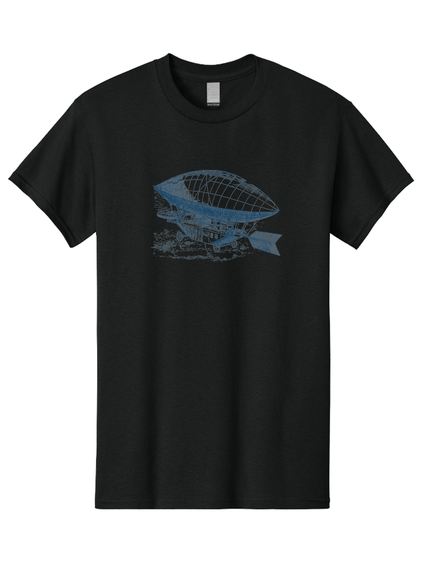 Vintage Hot Air Balloon Men'S Graphic Tee, 100% Cotton, Comfortable Casual Summer Wear, Machine Washable, Dirigible Balloon, Vintage Aircraft, Historical Aviation, Innovative Transportation, Early Flight Technology, Retro-Futuristic Design, Aae801 29