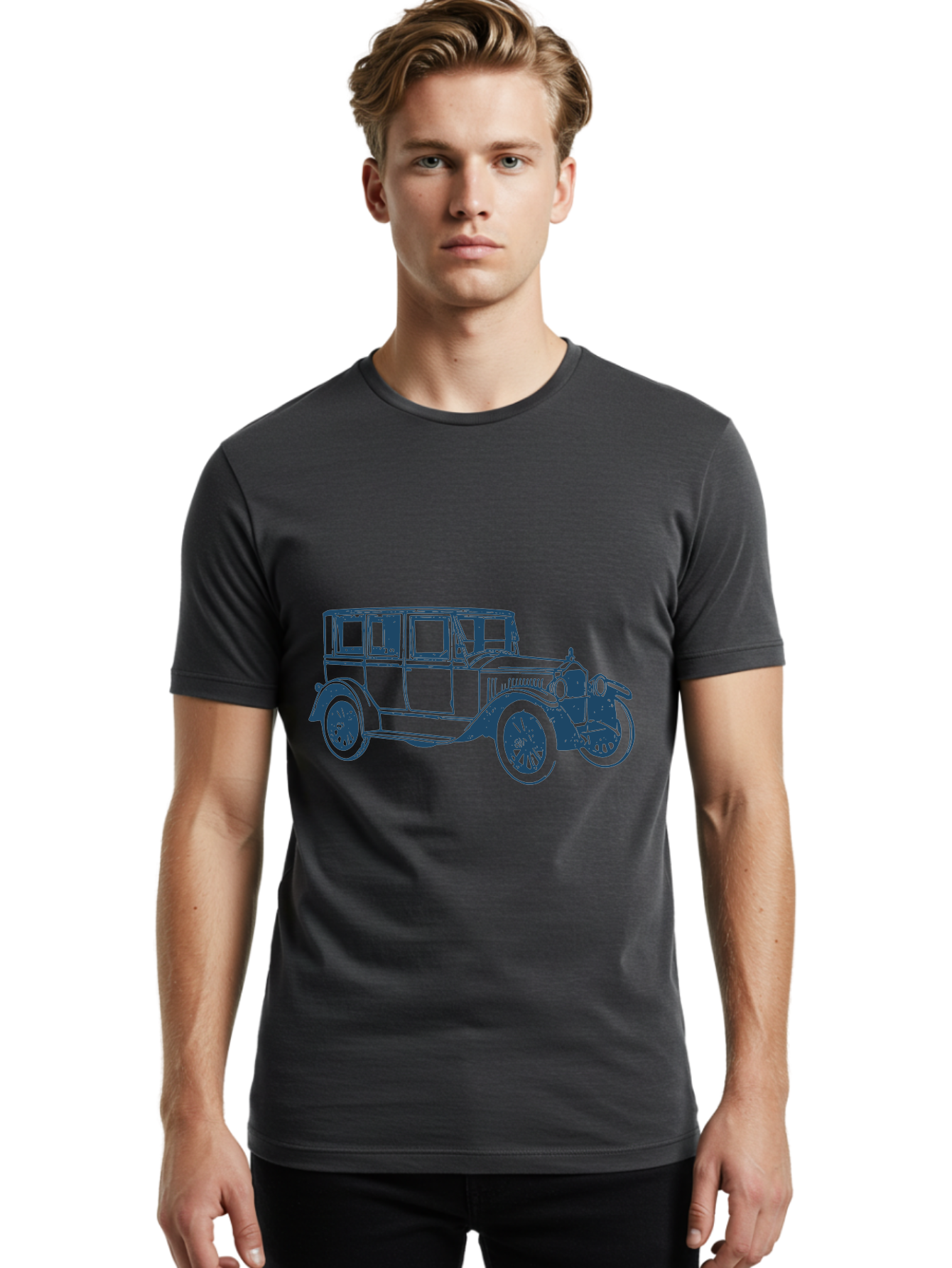Vintage Motorcar 2 Men'S Graphic Tee, 100% Cotton, Comfortable Casual Summer Wear, Machine Washable, Vintage Car, Classic Automobile, Antique Vehicle, Retro Transportation, Old-Fashioned Car, Nostalgic Ride Aae804 28