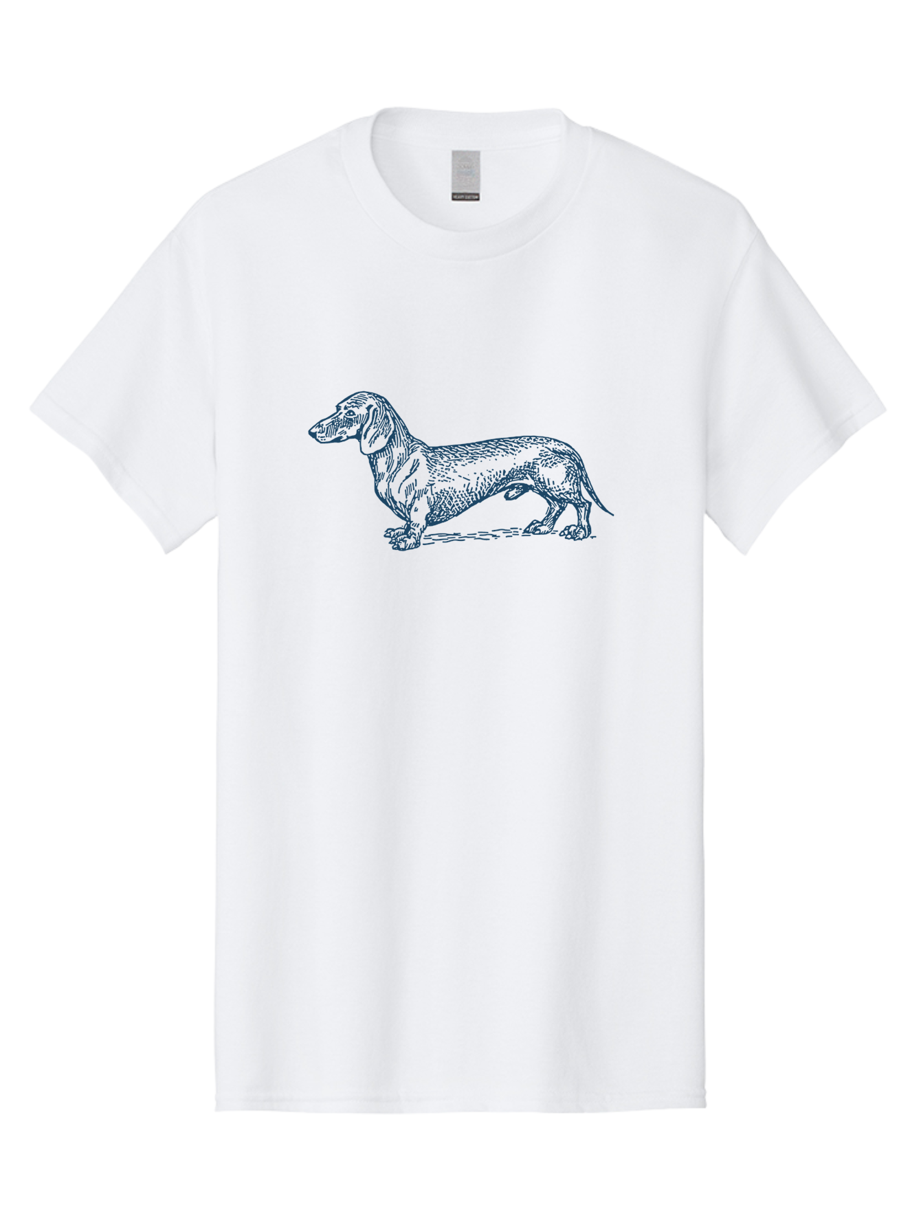 Wiener Dog Men'S Graphic Tee, 100% Cotton, Comfortable Casual Summer Wear, Machine Washable, Dachshund Dog, Dog Illustration, Dog Art, Canine Portrait, Detailed Drawing, Line Art Dog, Pet Illustration Aae839 29