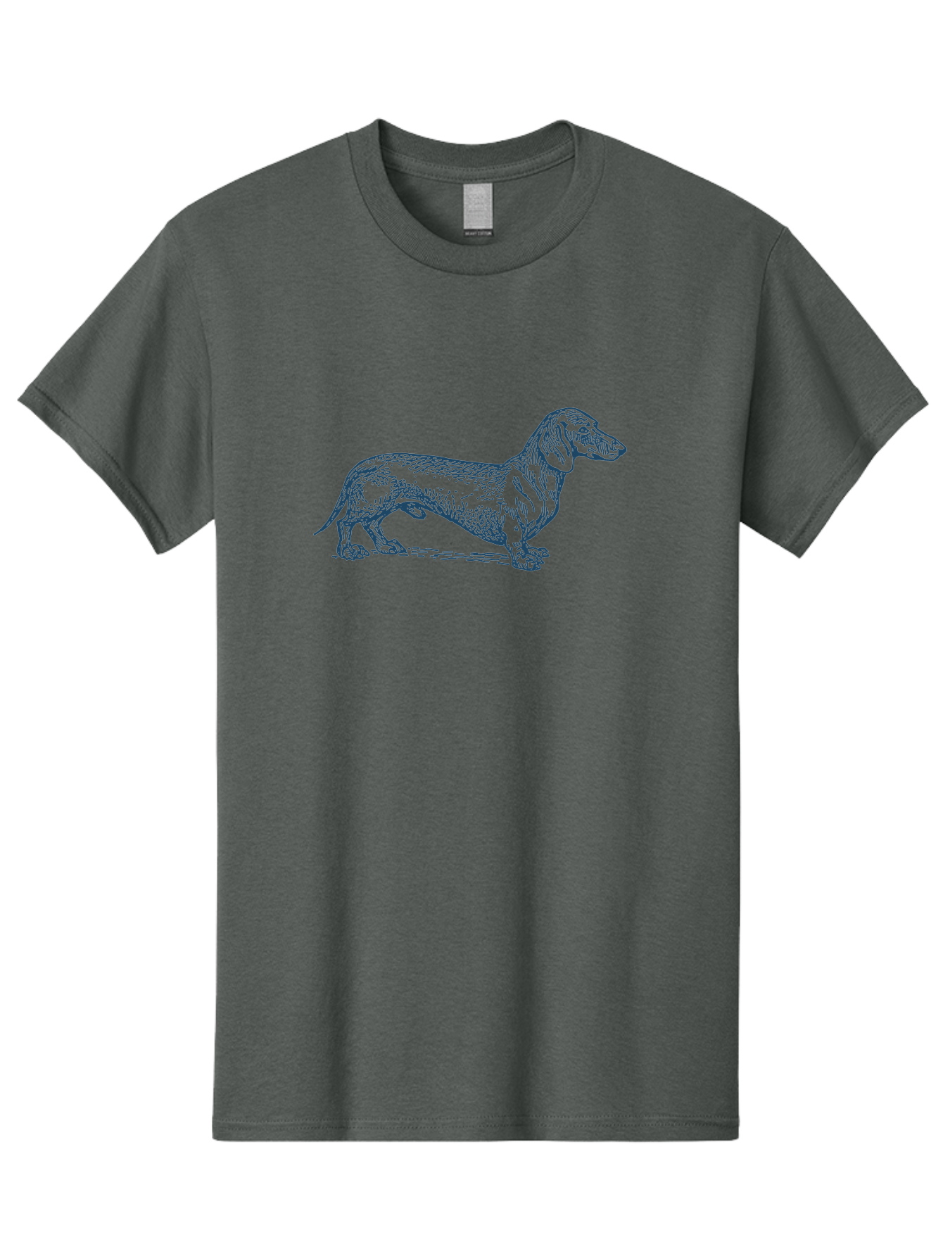 Wiener Dog 2 Men'S Graphic Tee, 100% Cotton, Comfortable Casual Summer Wear, Machine Washable, Dachshund Dog, Short-Legged Dog, Hound Dog, Dog Breed, Canine Companion, Loyal Pet, Playful Animal, Dog Illustration, Dog Drawing Aae840 9