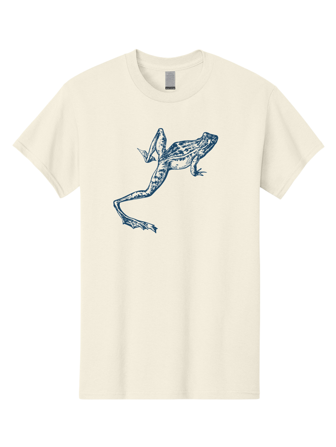 Wildjump Frog 2 Men'S Graphic Tee, 100% Cotton, Comfortable Casual Summer Wear, Machine Washable, Leaping Frog, Dynamic Pose, Intricate Details, Amphibian Art, Wildlife Illustration, Creative Graphics, Jumping Frog, Artistic Design, Aae850 7
