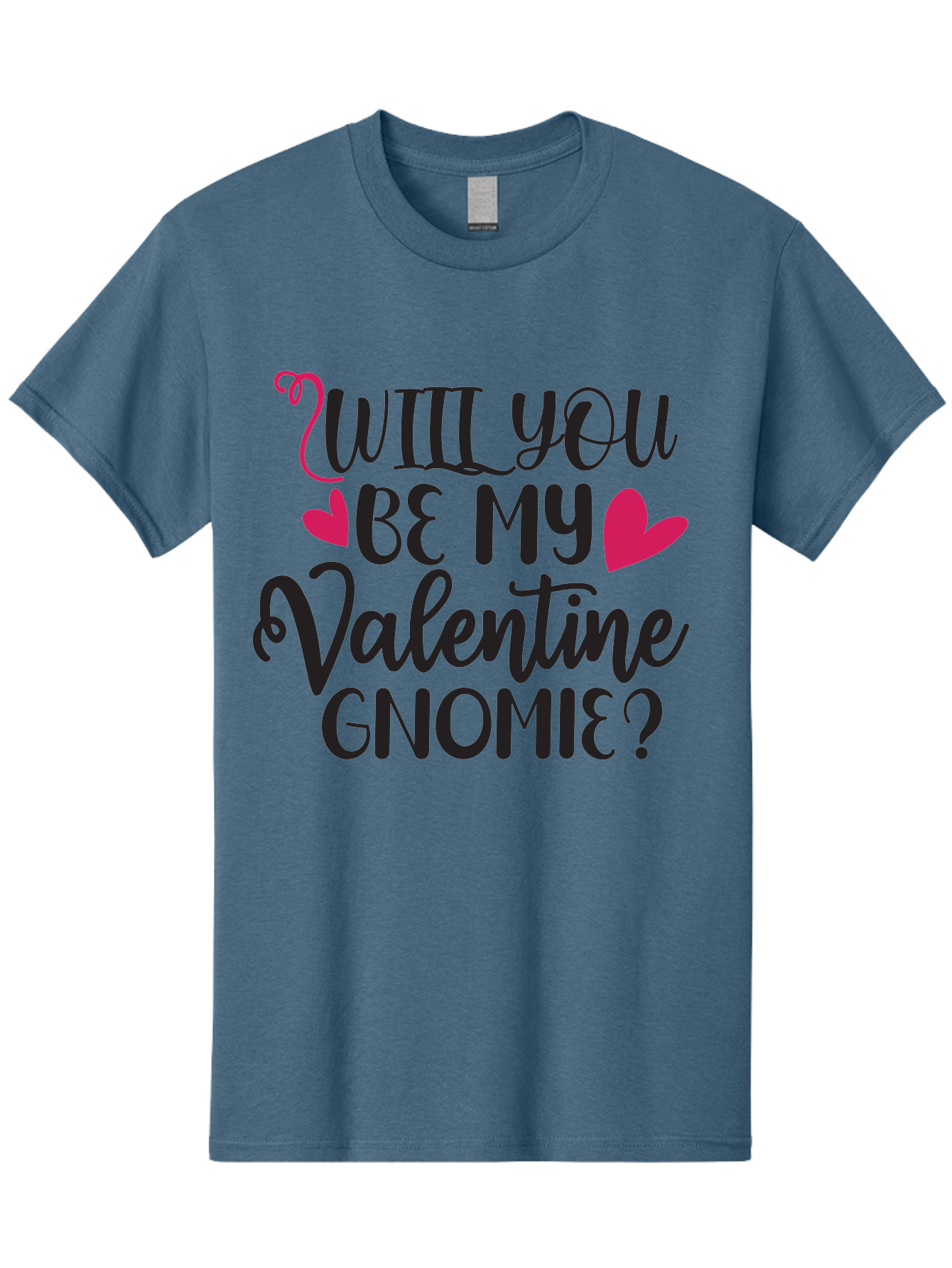 Will You Be My Valentine Gnomie Men'S Graphic Tee, 100% Cotton, Comfortable Casual Summer Wear, Machine Washable, Valentine'S Day Card, Cute Gnome, Love Message, Heartwarming Greeting, Sweetheart, Quirky Romance Aae852 13
