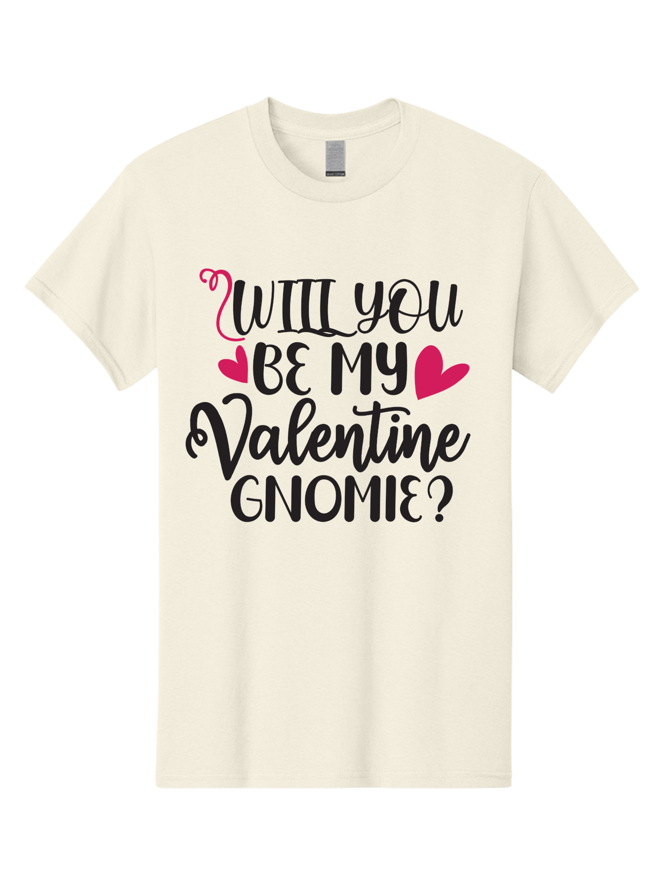 Will You Be My Valentine Gnomie Men'S Graphic Tee, 100% Cotton, Comfortable Casual Summer Wear, Machine Washable, Valentine'S Day Card, Cute Gnome, Love Message, Heartwarming Greeting, Sweetheart, Quirky Romance Aae852 9