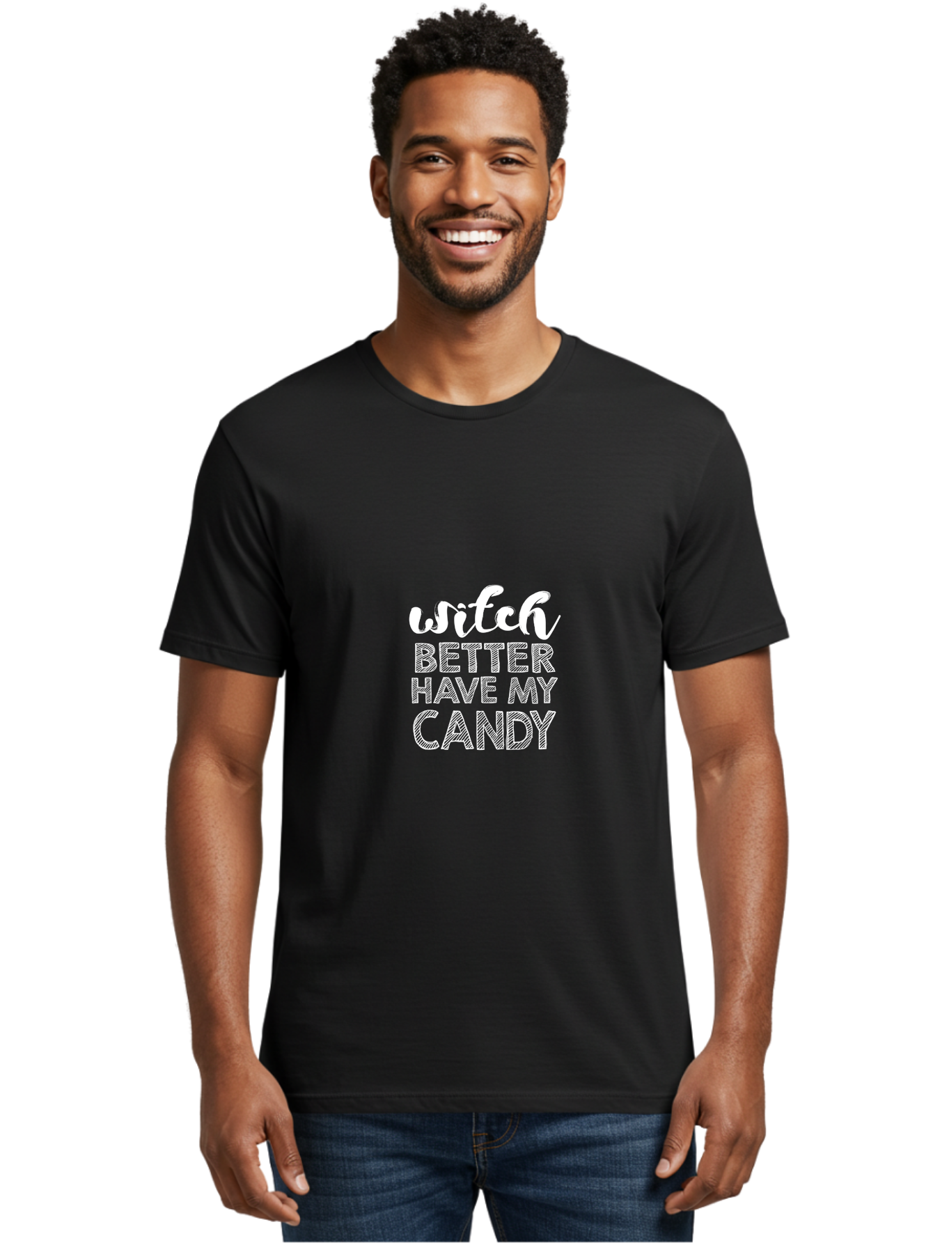 Witch Better Have My Candy Men'S Graphic Tee, 100% Cotton, Comfortable Casual Summer Wear, Machine Washable, Halloween Quote, Funny Halloween Sayings, Candy Lover, Halloween Humor, Spooky Season, Witchy Vibes, Trick Or Treat, Halloween Phrases Aae857 14