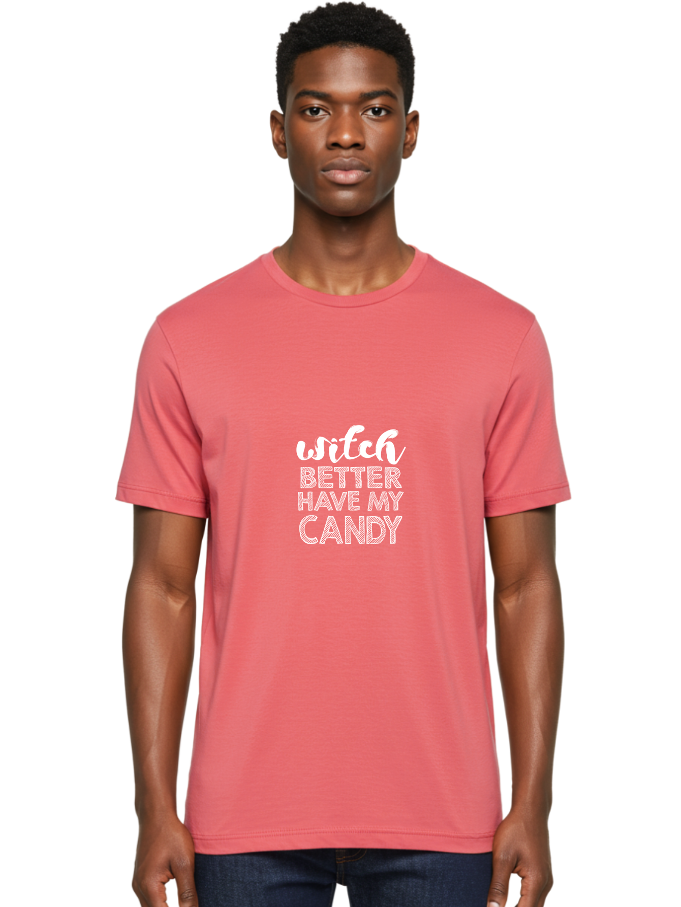Witch Better Have My Candy Men'S Graphic Tee, 100% Cotton, Comfortable Casual Summer Wear, Machine Washable, Halloween Quote, Funny Halloween Sayings, Candy Lover, Halloween Humor, Spooky Season, Witchy Vibes, Trick Or Treat, Halloween Phrases Aae857 22