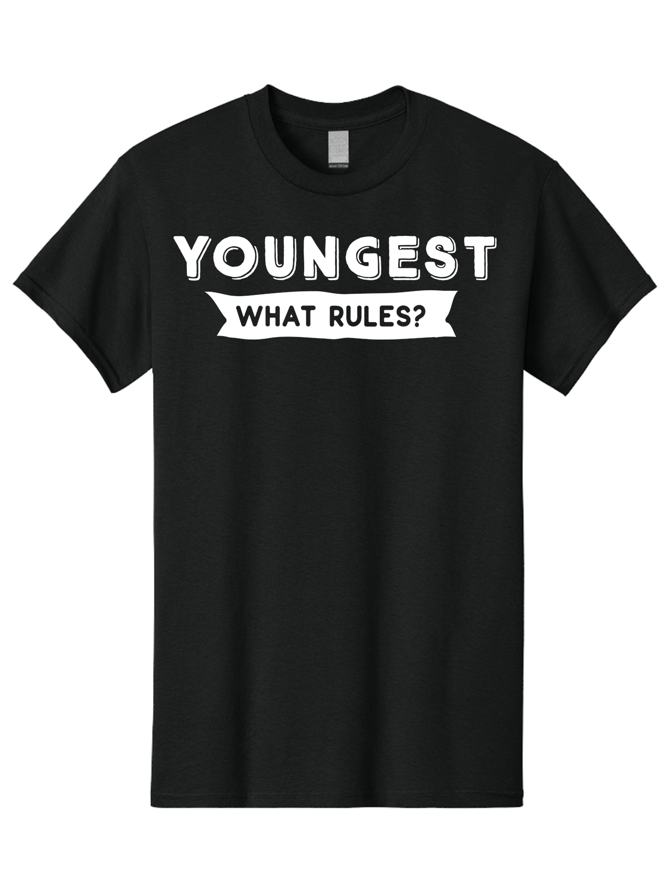 Youngest - What Rules White Men'S Graphic Tee, 100% Cotton, Comfortable Casual Summer Wear, Machine Washable, Youngest What Rules, Rule Breaking, Trending Topics, Social Media Buzz, Youth Culture, Controversy, Debate, Modern Slang Aae878 29