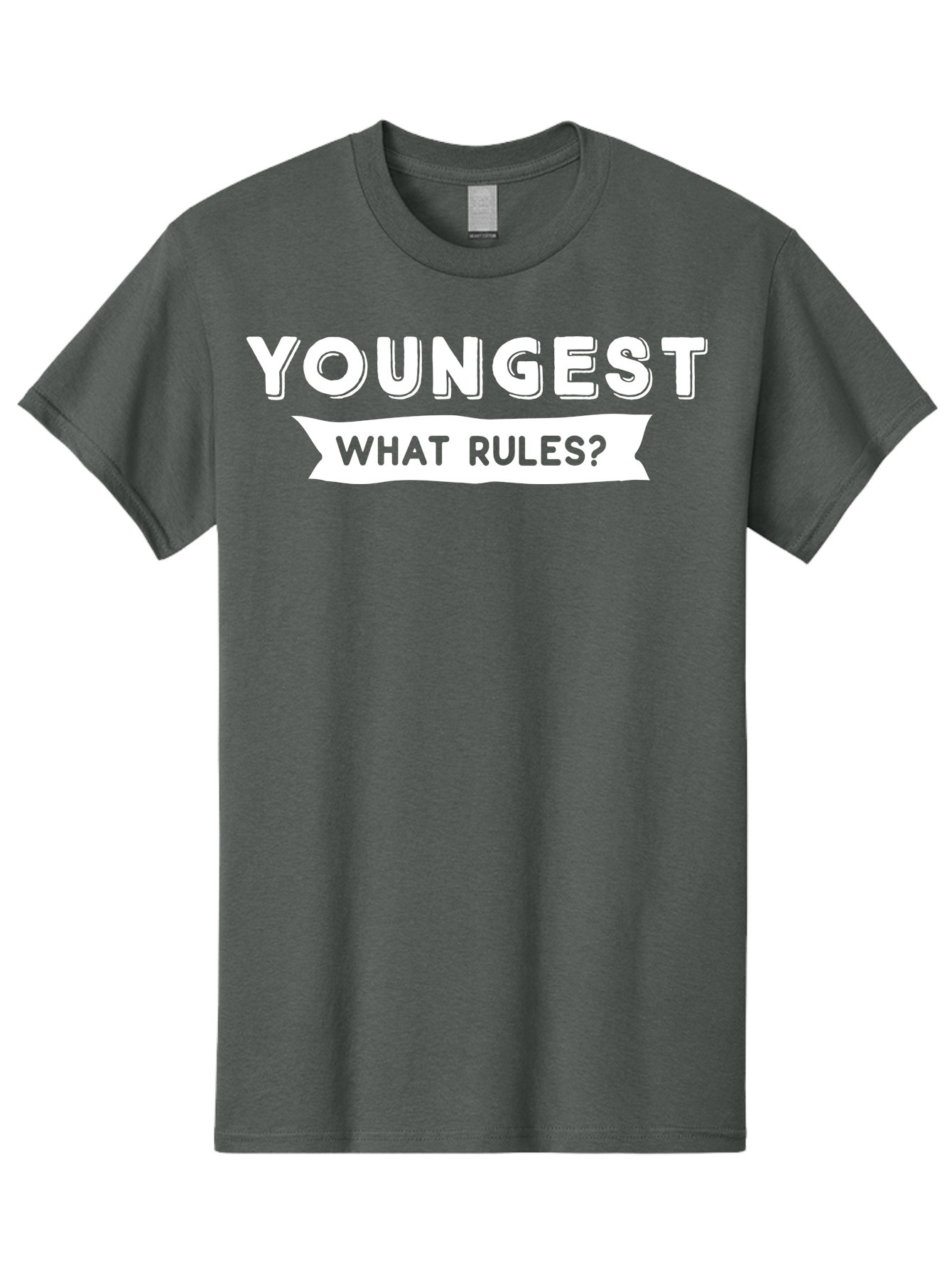 Youngest - What Rules White Men'S Graphic Tee, 100% Cotton, Comfortable Casual Summer Wear, Machine Washable, Youngest What Rules, Rule Breaking, Trending Topics, Social Media Buzz, Youth Culture, Controversy, Debate, Modern Slang Aae878 15