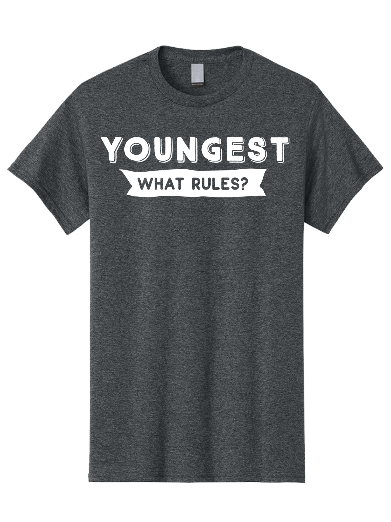 Youngest - What Rules White Men'S Graphic Tee, 100% Cotton, Comfortable Casual Summer Wear, Machine Washable, Youngest What Rules, Rule Breaking, Trending Topics, Social Media Buzz, Youth Culture, Controversy, Debate, Modern Slang Aae878 7