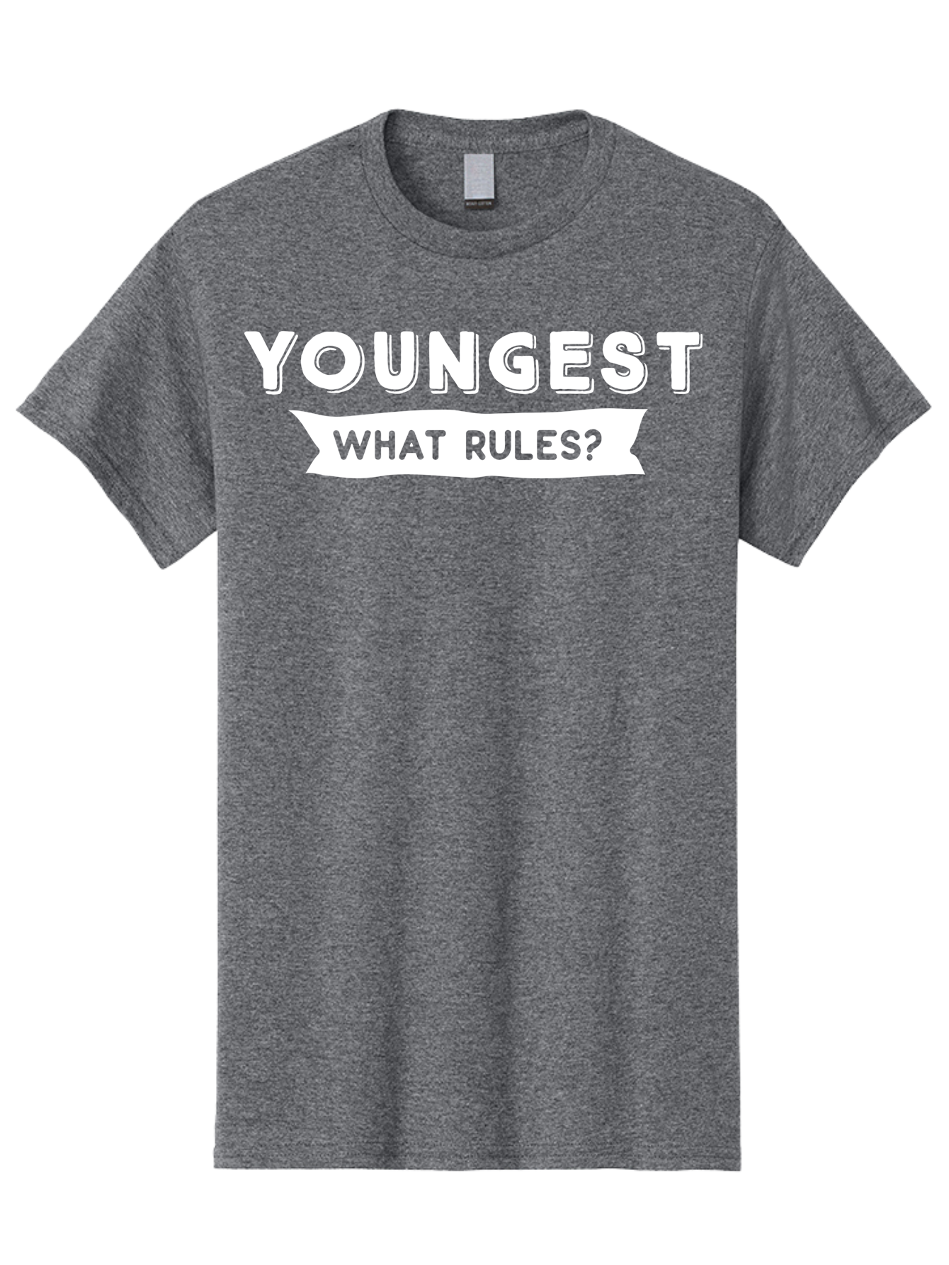 Youngest - What Rules White Men'S Graphic Tee, 100% Cotton, Comfortable Casual Summer Wear, Machine Washable, Youngest What Rules, Rule Breaking, Trending Topics, Social Media Buzz, Youth Culture, Controversy, Debate, Modern Slang Aae878 19