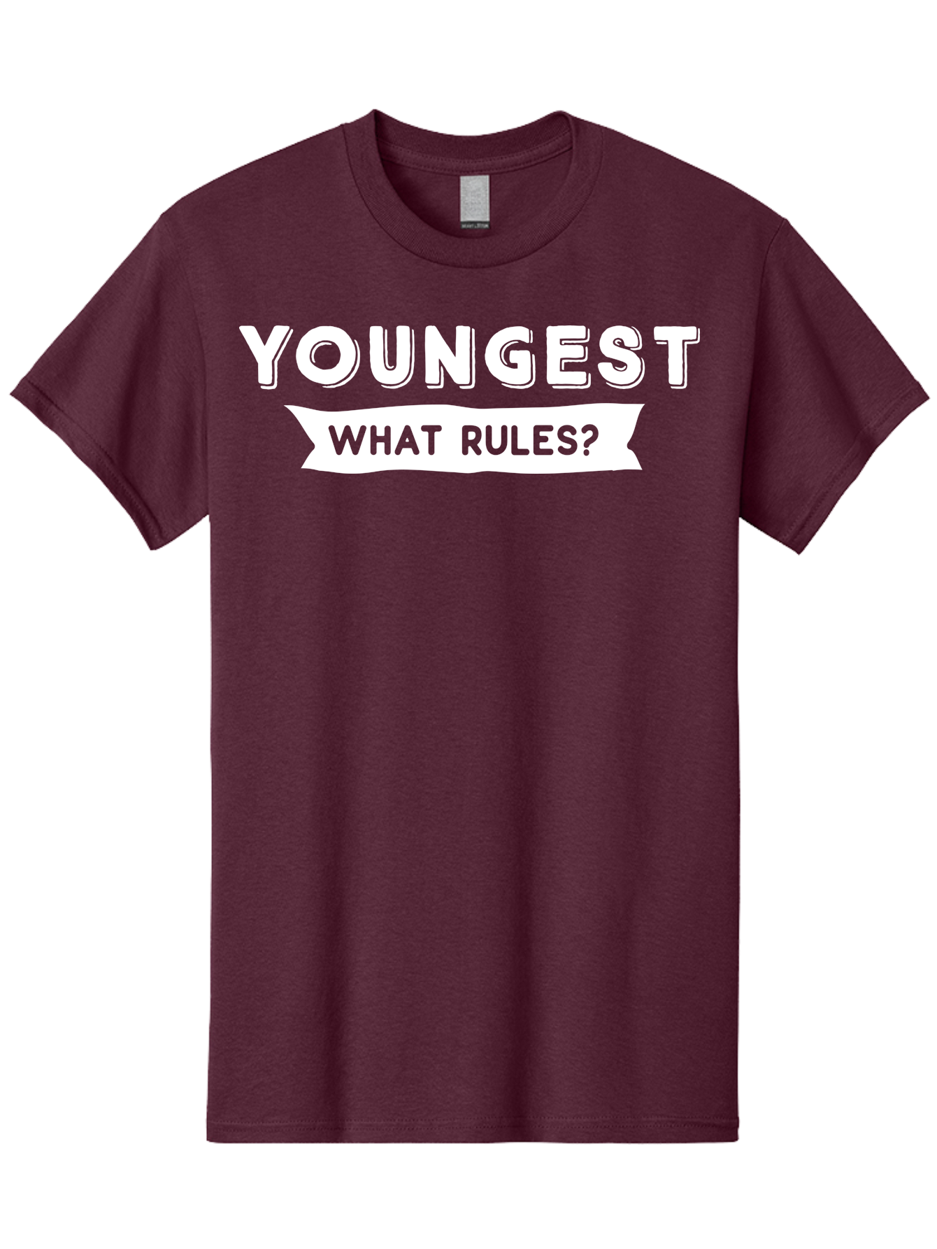 Youngest - What Rules White Men'S Graphic Tee, 100% Cotton, Comfortable Casual Summer Wear, Machine Washable, Youngest What Rules, Rule Breaking, Trending Topics, Social Media Buzz, Youth Culture, Controversy, Debate, Modern Slang Aae878 13