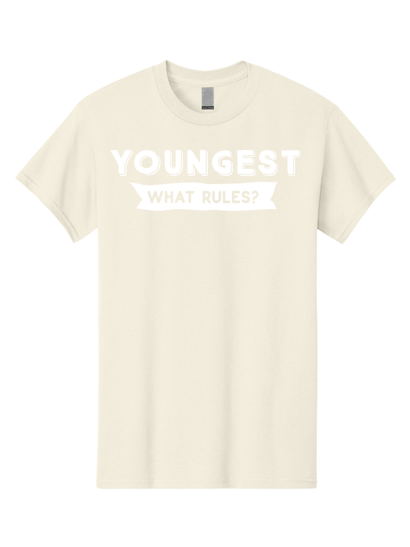 Youngest - What Rules White Men'S Graphic Tee, 100% Cotton, Comfortable Casual Summer Wear, Machine Washable, Youngest What Rules, Rule Breaking, Trending Topics, Social Media Buzz, Youth Culture, Controversy, Debate, Modern Slang Aae878 3
