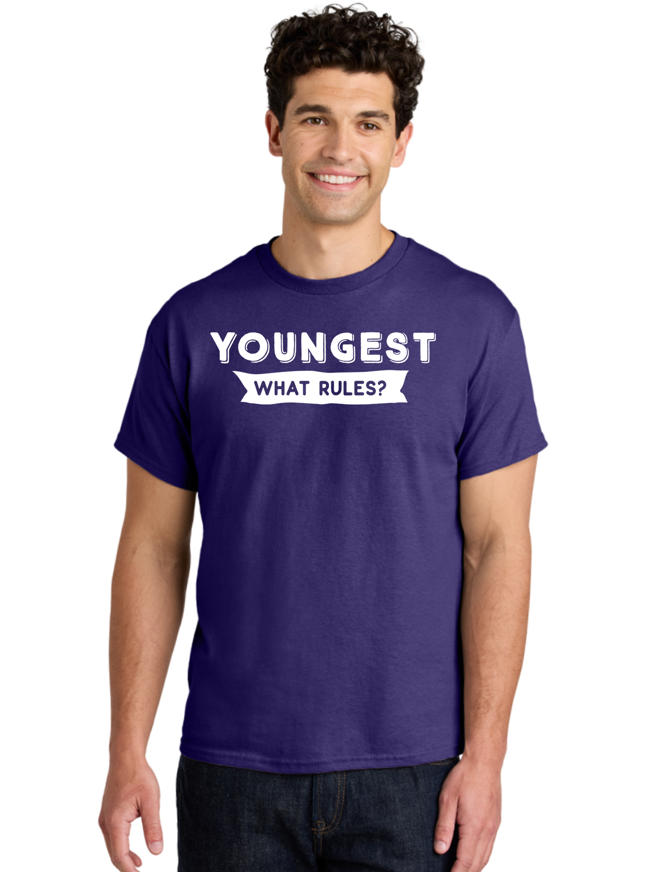 Youngest - What Rules White Men'S Graphic Tee, 100% Cotton, Comfortable Casual Summer Wear, Machine Washable, Youngest What Rules, Rule Breaking, Trending Topics, Social Media Buzz, Youth Culture, Controversy, Debate, Modern Slang Aae878 28