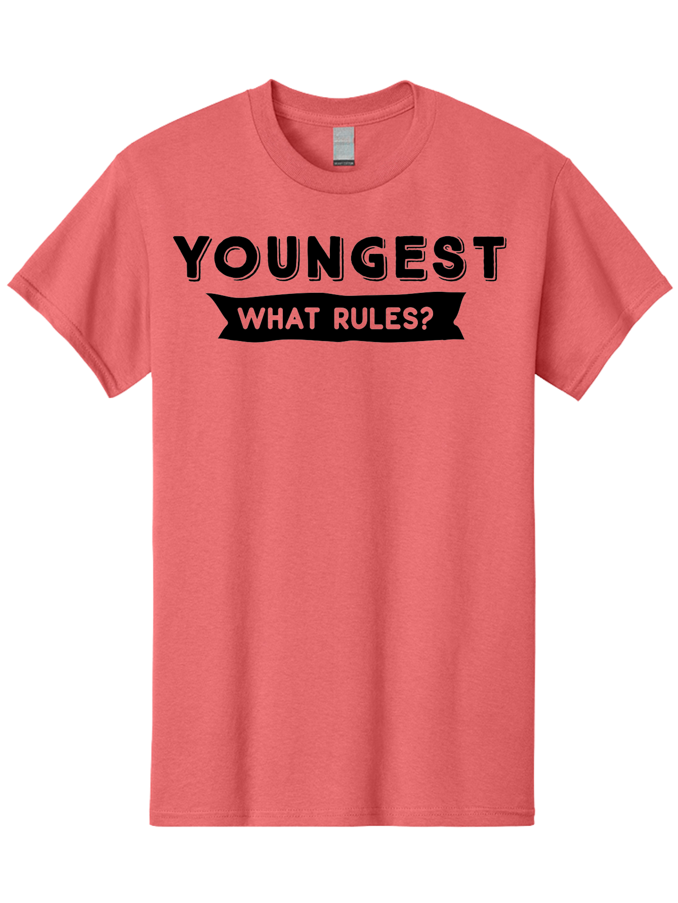 Youngest - What Rules Men'S Graphic Tee, 100% Cotton, Comfortable Casual Summer Wear, Machine Washable, Youngest, Rules, Bold Font, Black And Green, Provocative Question, Attention-Grabbing, Thought-Provoking Aae879 15