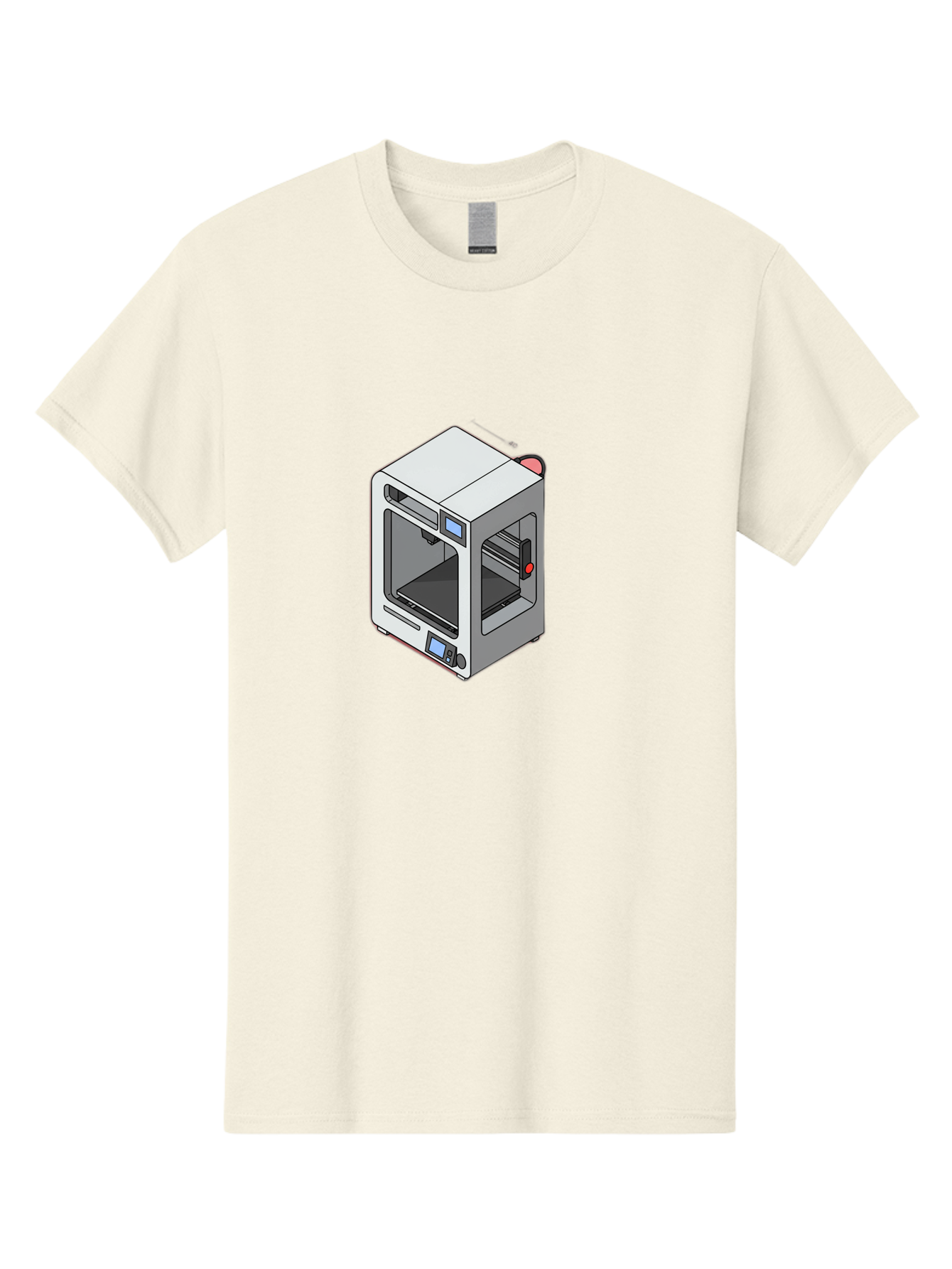 3D-Printer-11 Men'S Graphic Tee, 100% Cotton, Comfortable Casual Summer Wear, Machine Washable, 3D Printing Technology, Additive Manufacturing, Rapid Prototyping, Digital Fabrication, Futuristic Design, Modern Machinery, Precision Engineering, Baa004 13