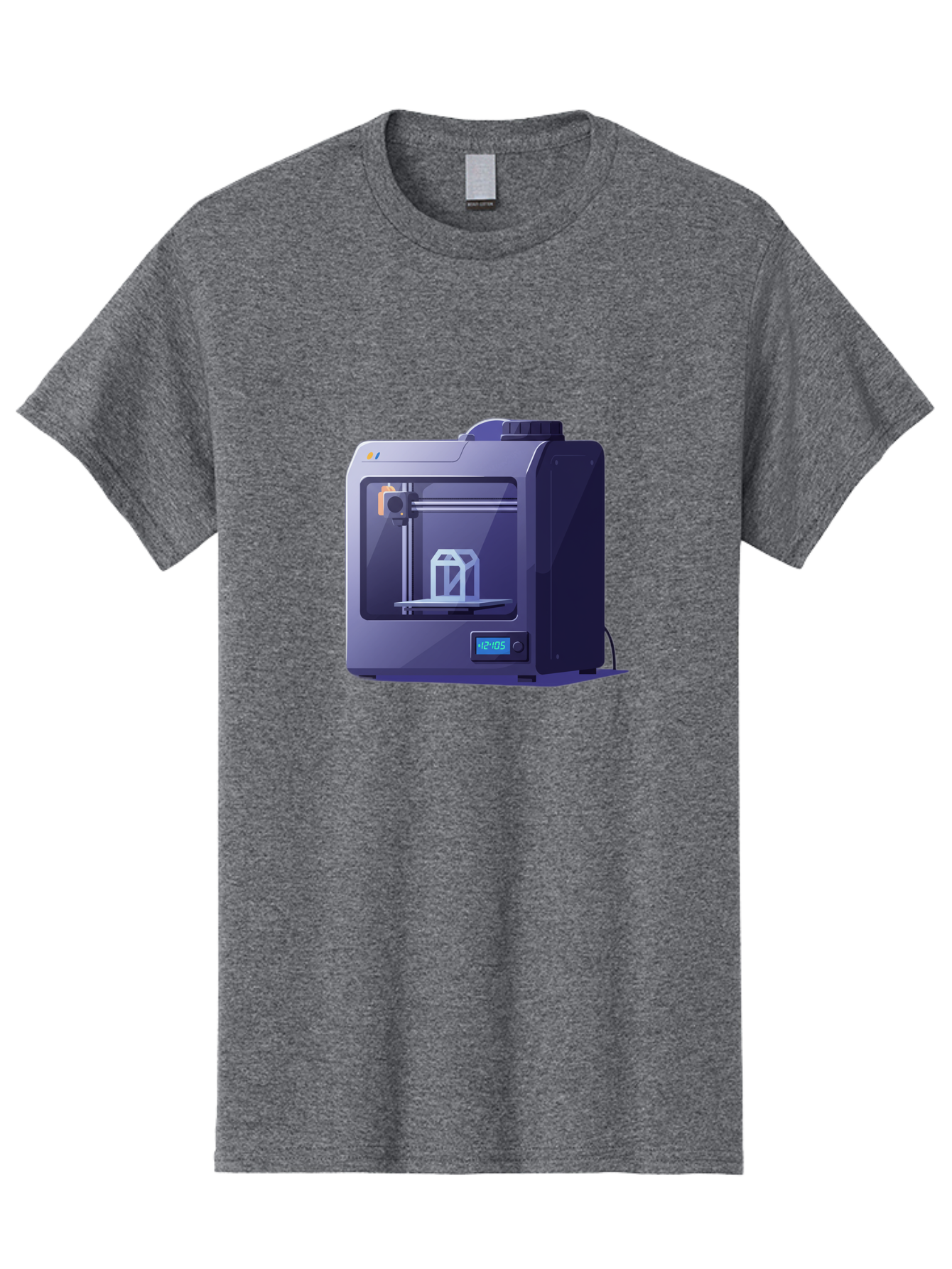 3D-Printer-31 Men'S Graphic Tee, 100% Cotton, Comfortable Casual Summer Wear, Machine Washable, 3D Printing Technology, Additive Manufacturing, Digital Fabrication, 3D Modeling, Prototyping, Product Design, 3D Printing Process, 12:10:51 Baa026 9