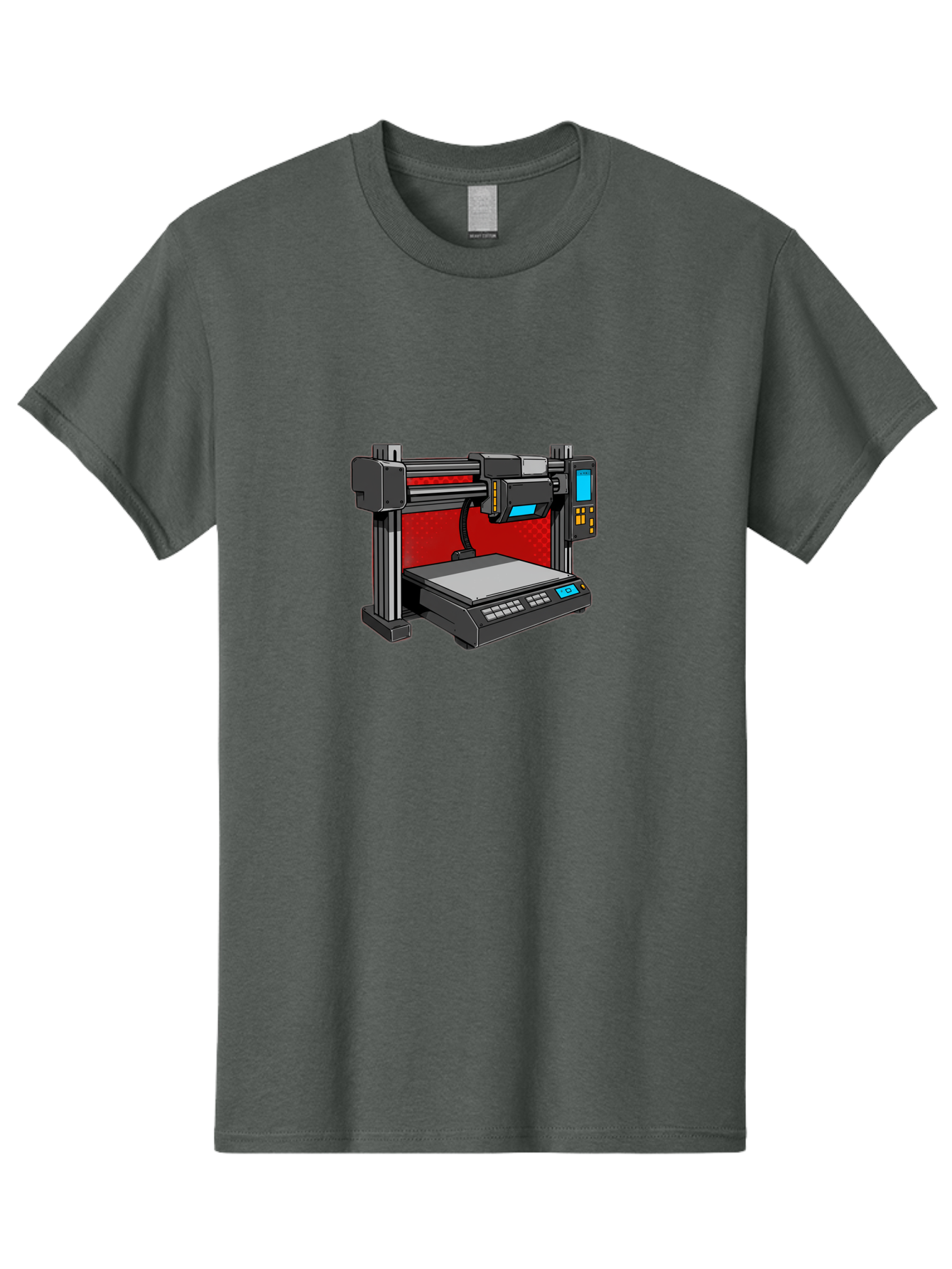 3D-Printer-34 Men'S Graphic Tee, 100% Cotton, Comfortable Casual Summer Wear, Machine Washable, 3D Printing Technology, Additive Manufacturing, Futuristic Machine, Digital Fabrication, Precise Printing, Industrial Design, Baa029 27