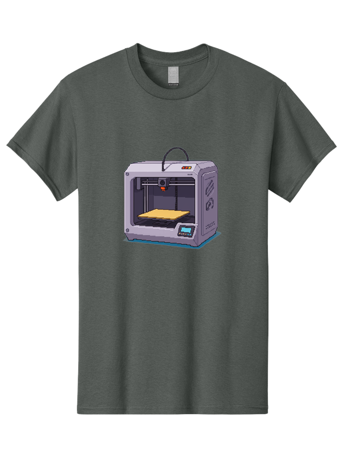 3D-Printer-7 Men'S Graphic Tee, 100% Cotton, Comfortable Casual Summer Wear, Machine Washable, 3D Printing Technology, Additive Manufacturing, Digital Fabrication, Rapid Prototyping, Layered Printing, Futuristic Innovation Baa041 21