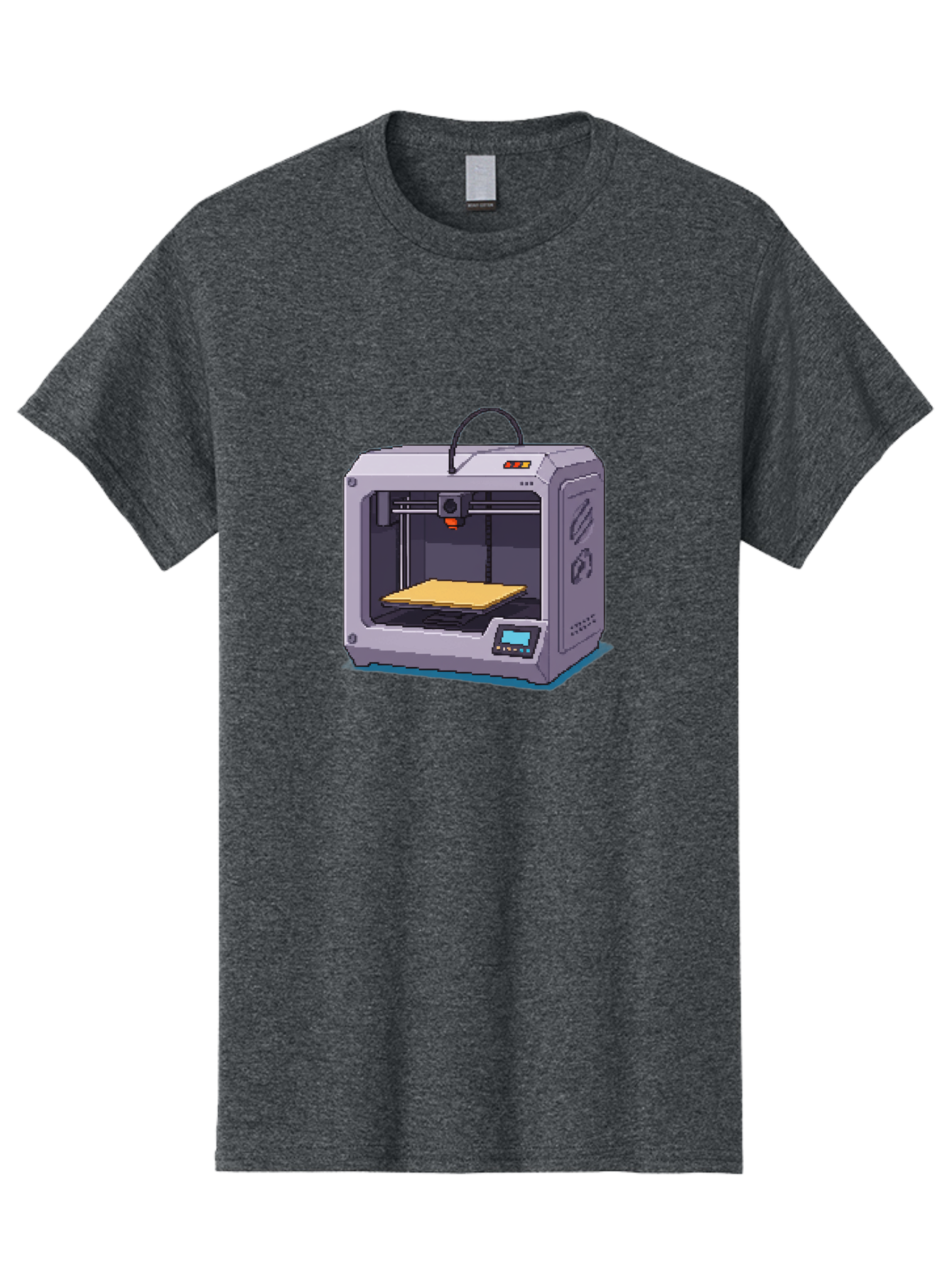 3D-Printer-7 Men'S Graphic Tee, 100% Cotton, Comfortable Casual Summer Wear, Machine Washable, 3D Printing Technology, Additive Manufacturing, Digital Fabrication, Rapid Prototyping, Layered Printing, Futuristic Innovation Baa041 17