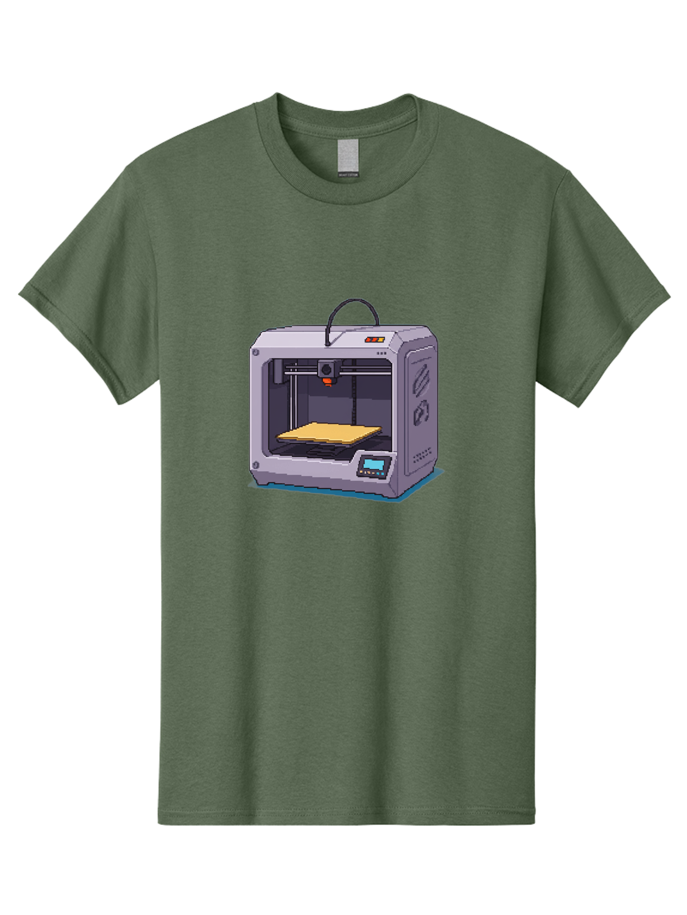 3D-Printer-7 Men'S Graphic Tee, 100% Cotton, Comfortable Casual Summer Wear, Machine Washable, 3D Printing Technology, Additive Manufacturing, Digital Fabrication, Rapid Prototyping, Layered Printing, Futuristic Innovation Baa041 15