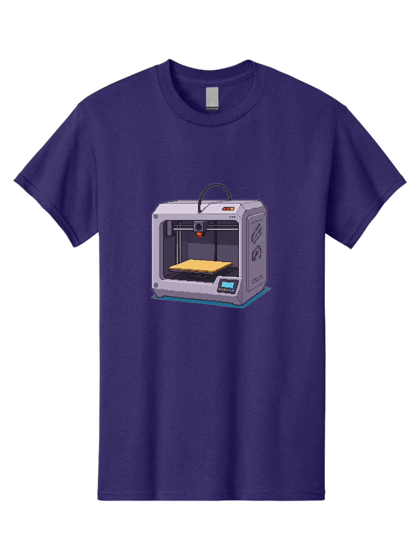 3D-Printer-7 Men'S Graphic Tee, 100% Cotton, Comfortable Casual Summer Wear, Machine Washable, 3D Printing Technology, Additive Manufacturing, Digital Fabrication, Rapid Prototyping, Layered Printing, Futuristic Innovation Baa041 11