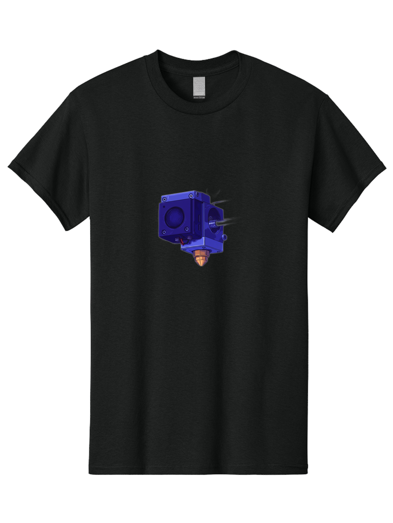 3D-Printer-Nozzle Men'S Graphic Tee, 100% Cotton, Comfortable Casual Summer Wear, Machine Washable, 3D Printing Technology, Extruder Head, 3D Modeling, Additive Manufacturing, Digital Fabrication, Rapid Prototyping, Innovative Design Baa046 17