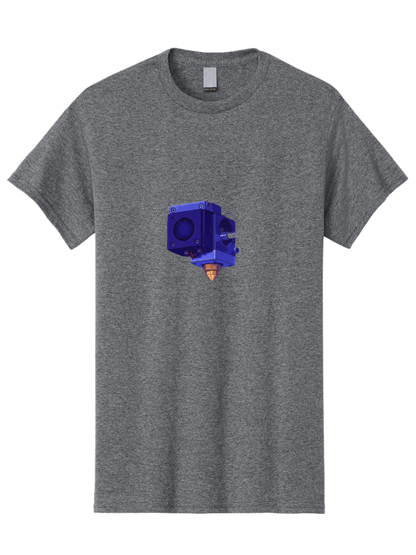 3D-Printer-Nozzle Men'S Graphic Tee, 100% Cotton, Comfortable Casual Summer Wear, Machine Washable, 3D Printing Technology, Extruder Head, 3D Modeling, Additive Manufacturing, Digital Fabrication, Rapid Prototyping, Innovative Design Baa046 11