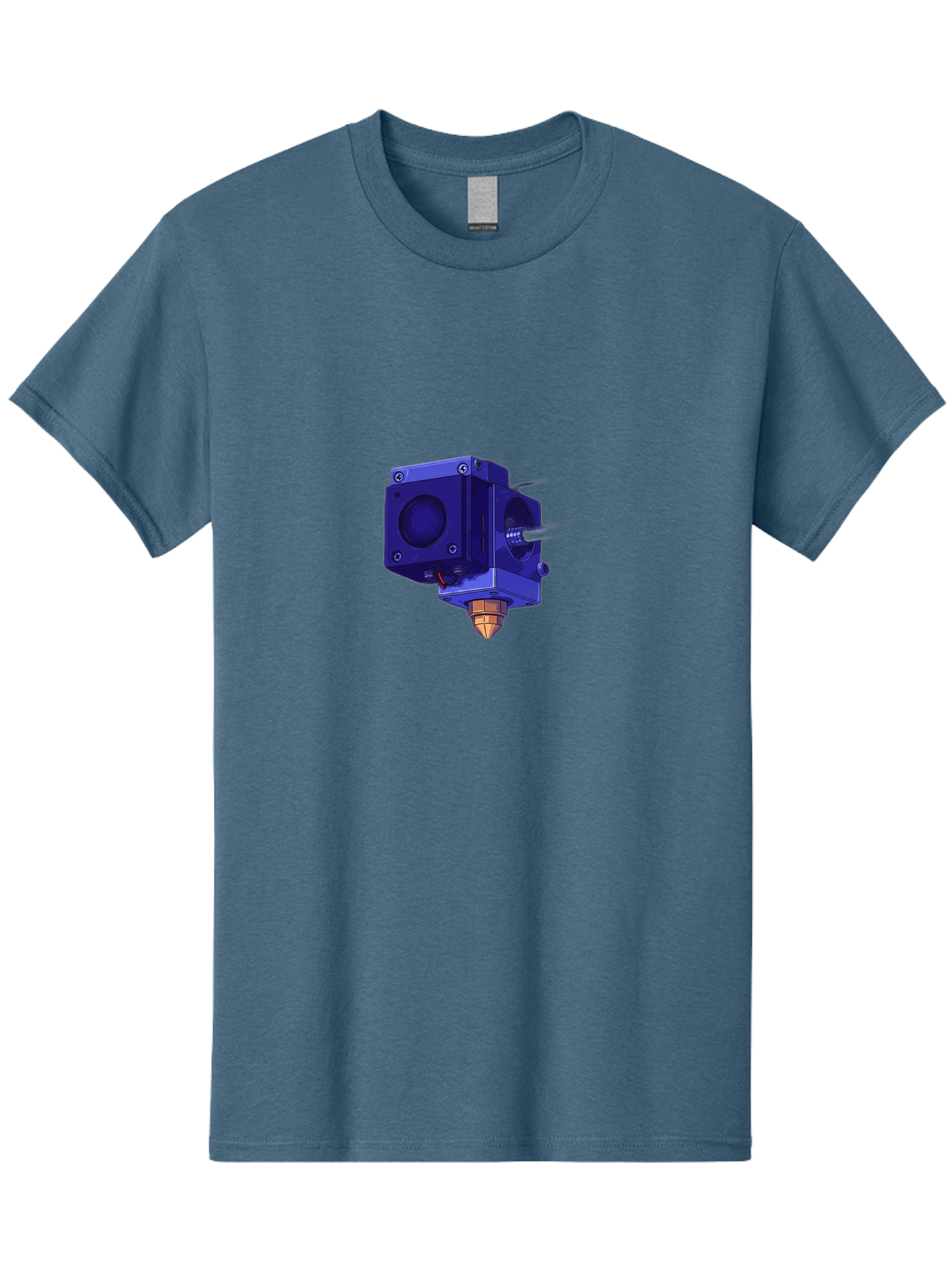 3D-Printer-Nozzle Men'S Graphic Tee, 100% Cotton, Comfortable Casual Summer Wear, Machine Washable, 3D Printing Technology, Extruder Head, 3D Modeling, Additive Manufacturing, Digital Fabrication, Rapid Prototyping, Innovative Design Baa046 27